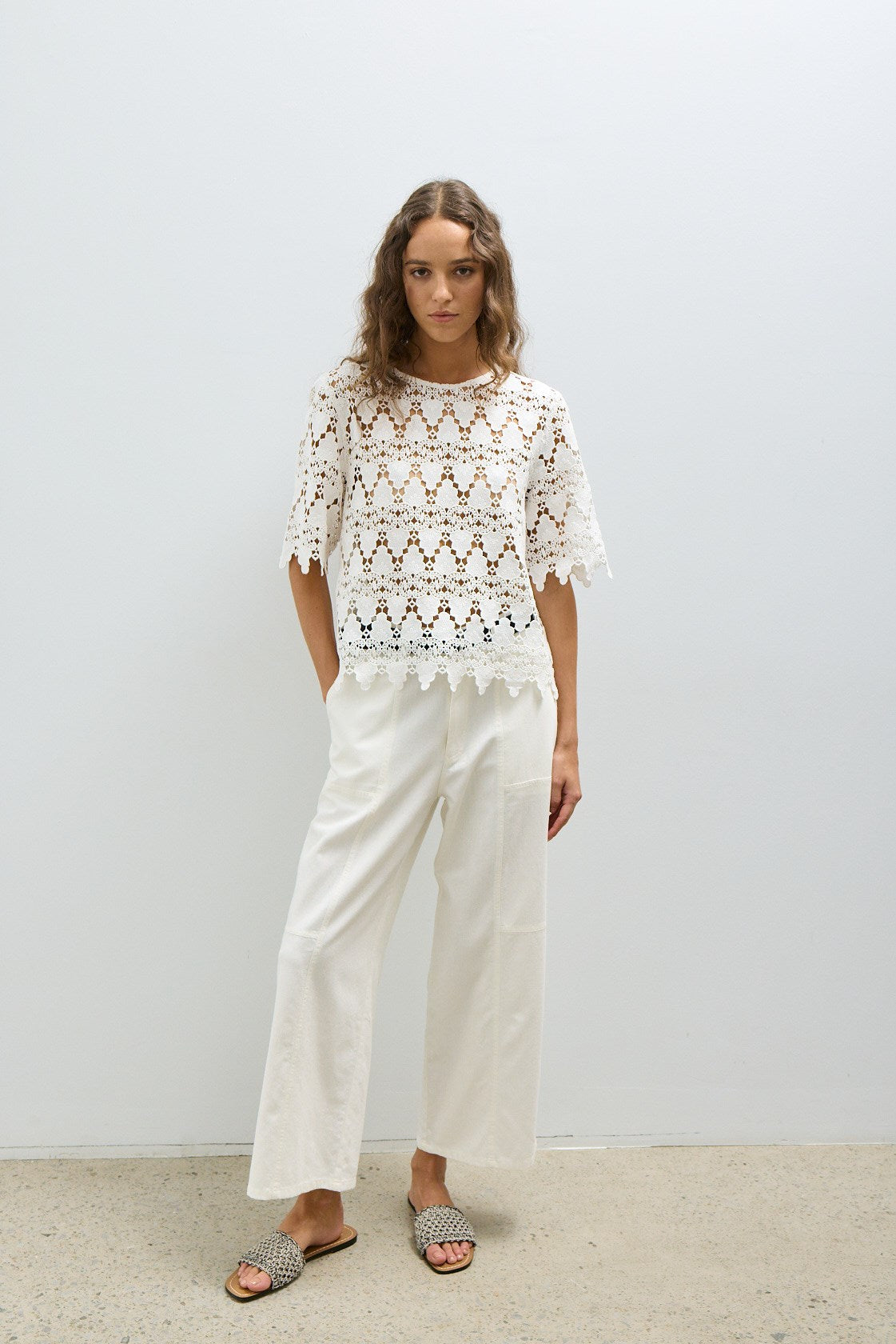 AMANDA TOP-Off white