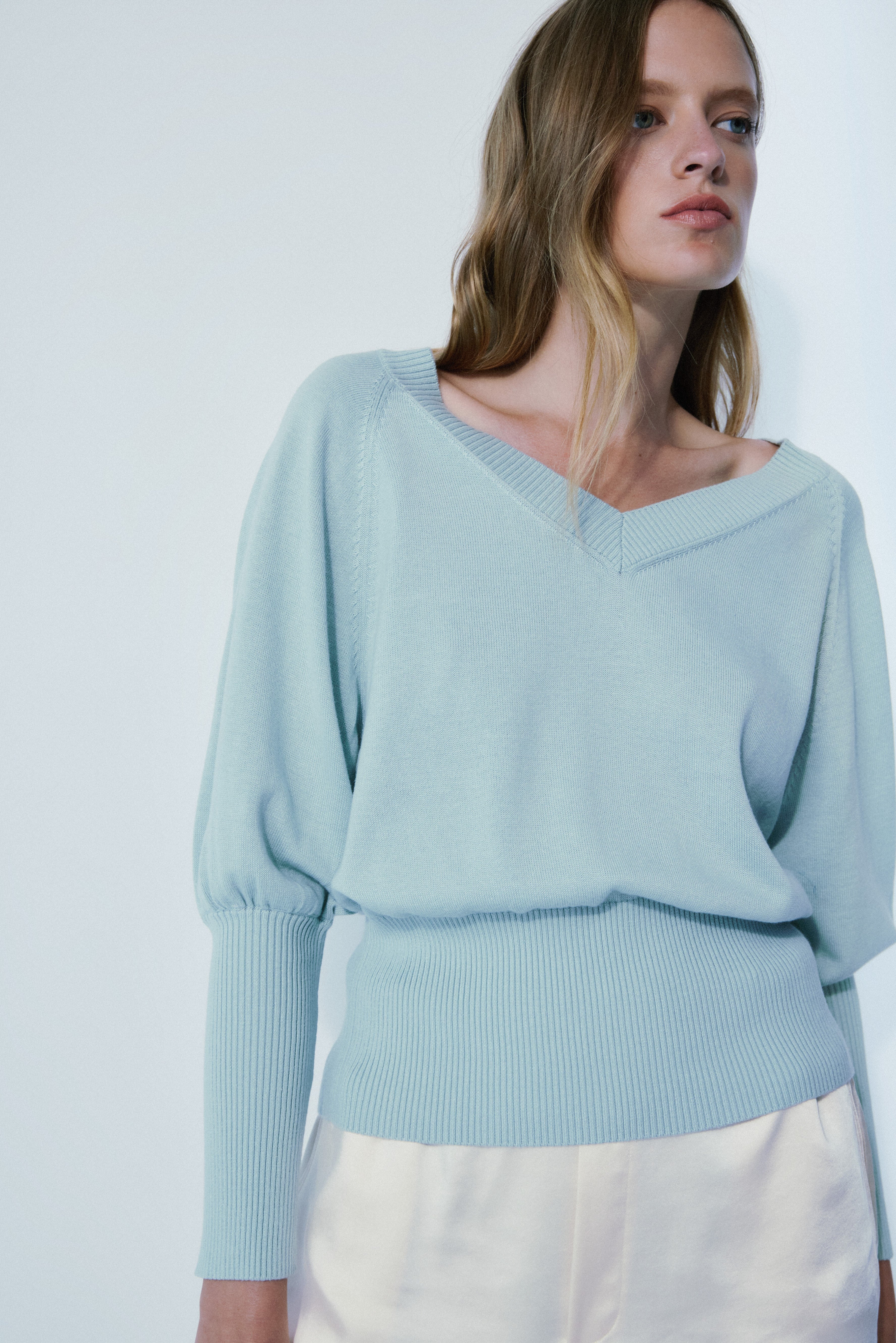 ANGIE SWEATER-Spa green