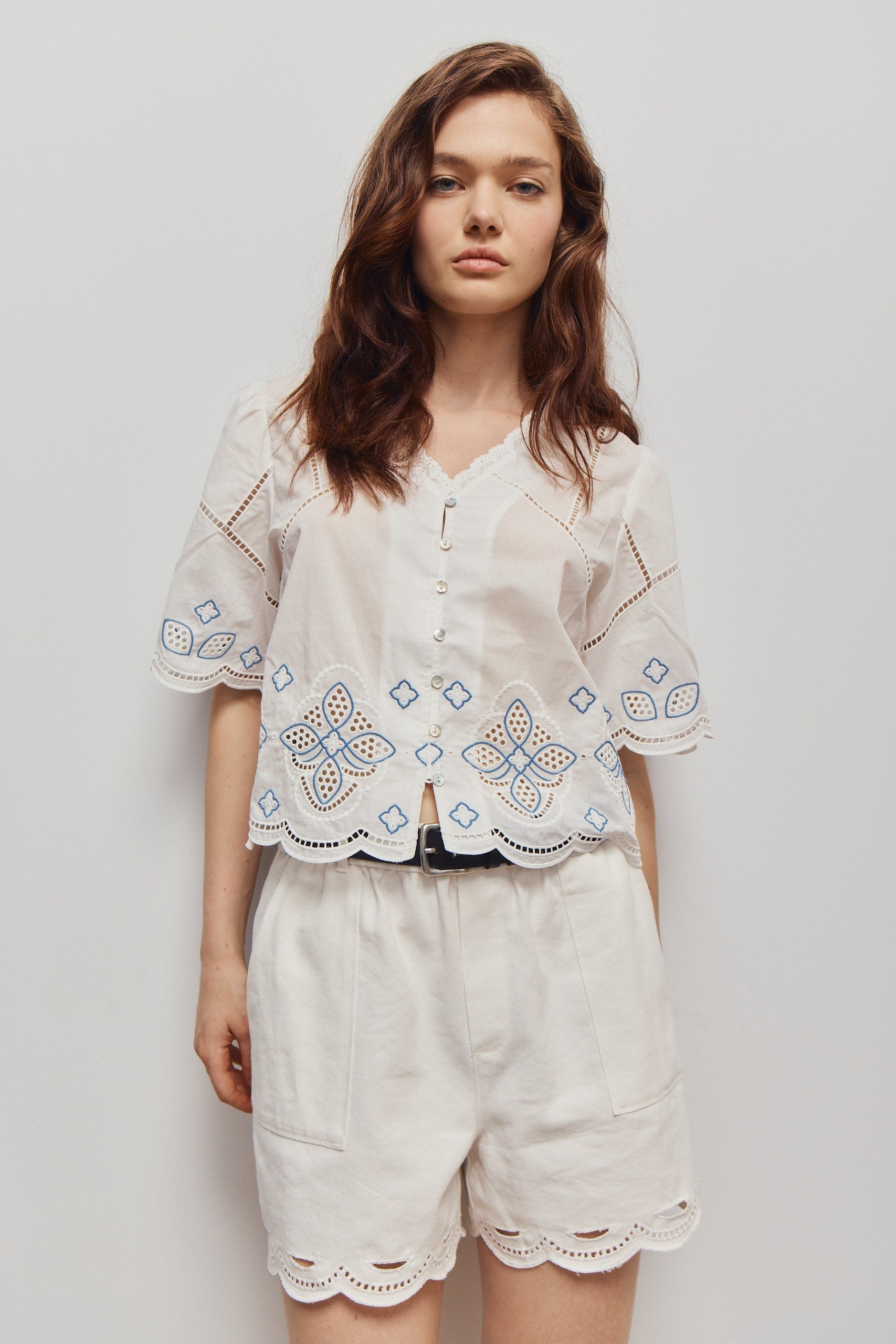 BLOUSE ARIANA - Blanc cassé
