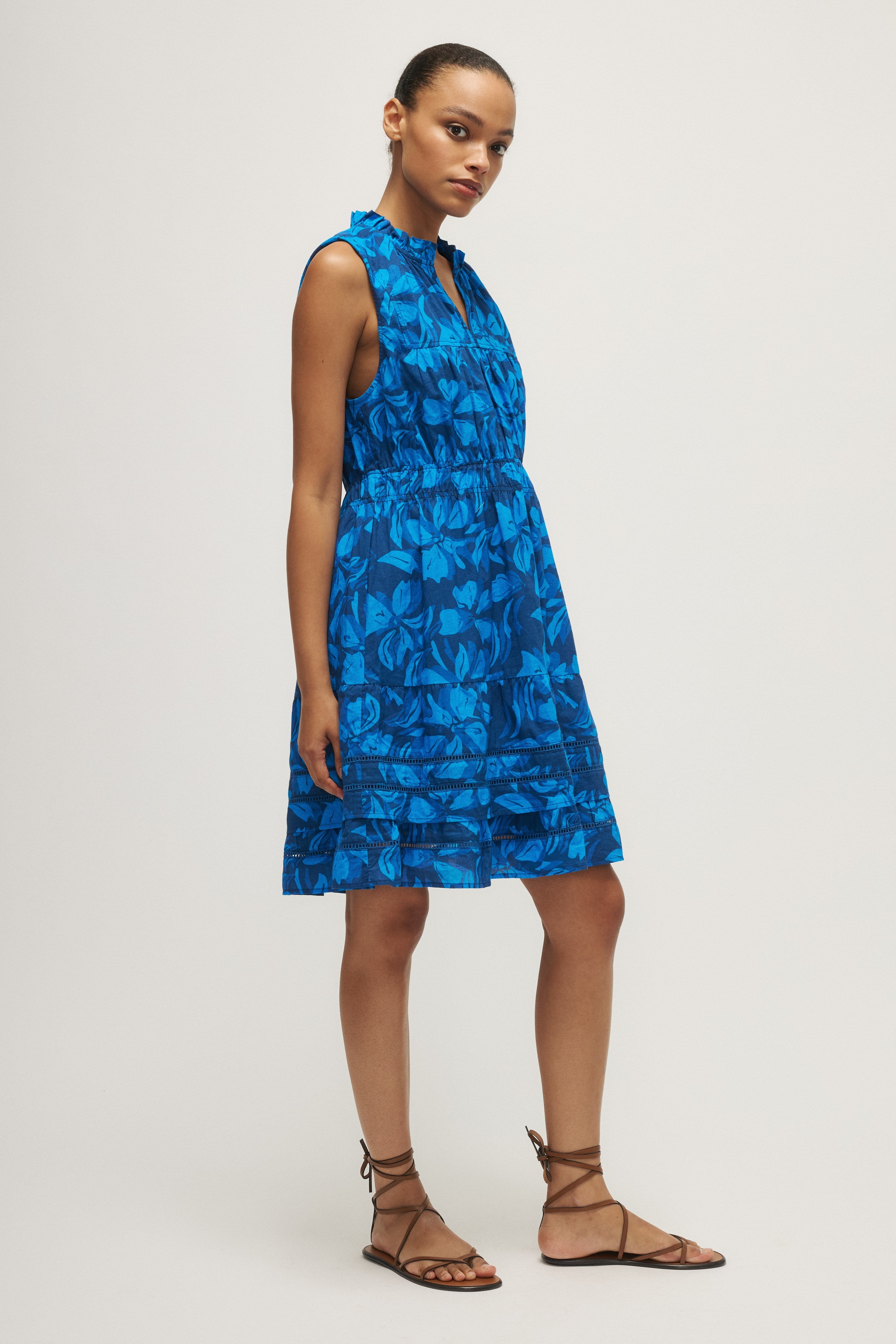 ROBE AXEL - Fleurie oversize