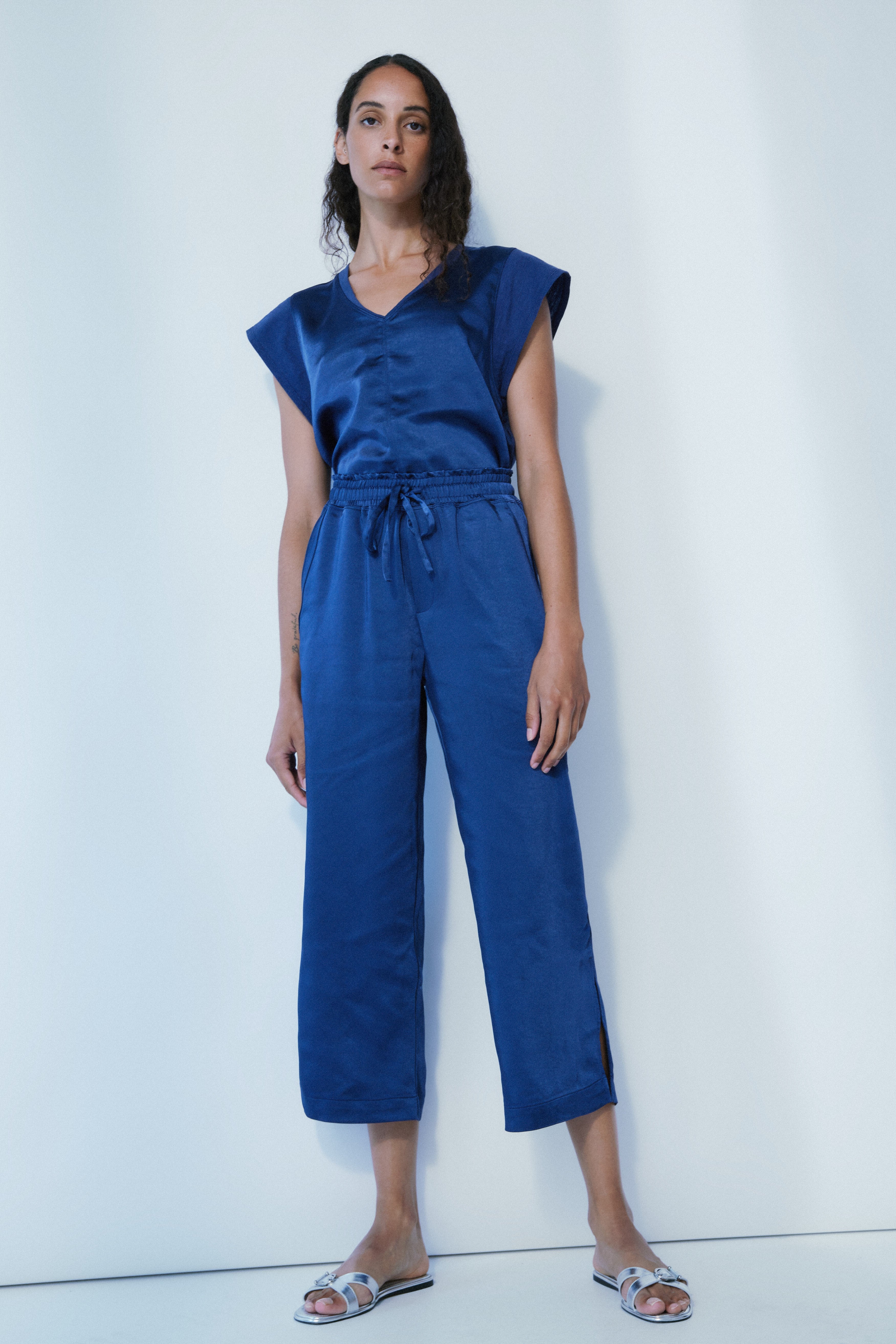 CAMERON TOP-Summer navy