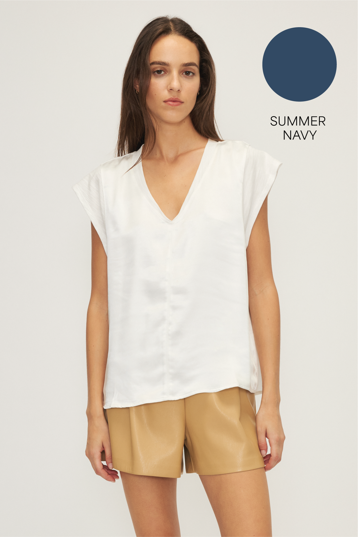 CAMERON TOP-Summer navy