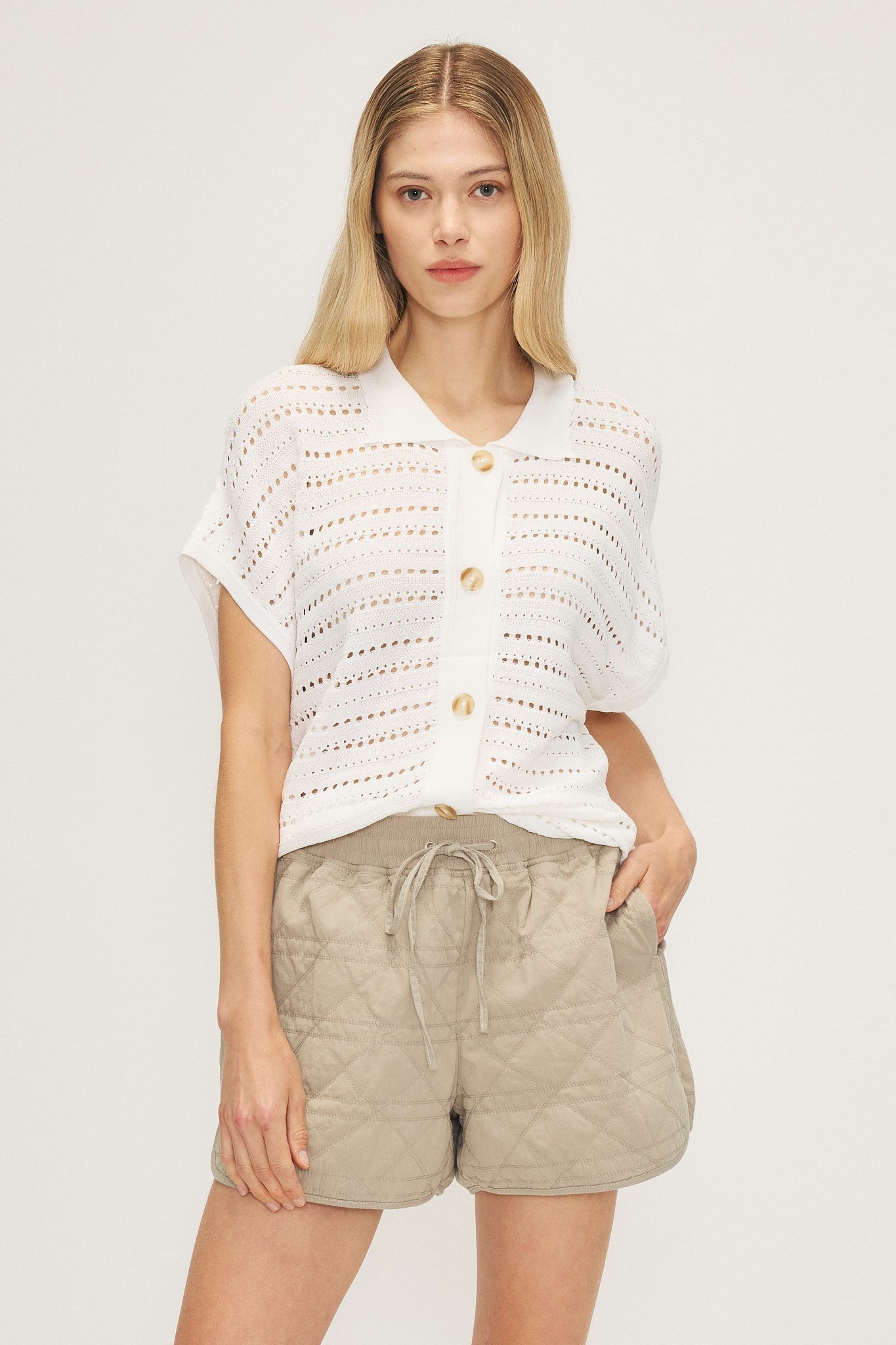 CARDI SWEATER-Off white