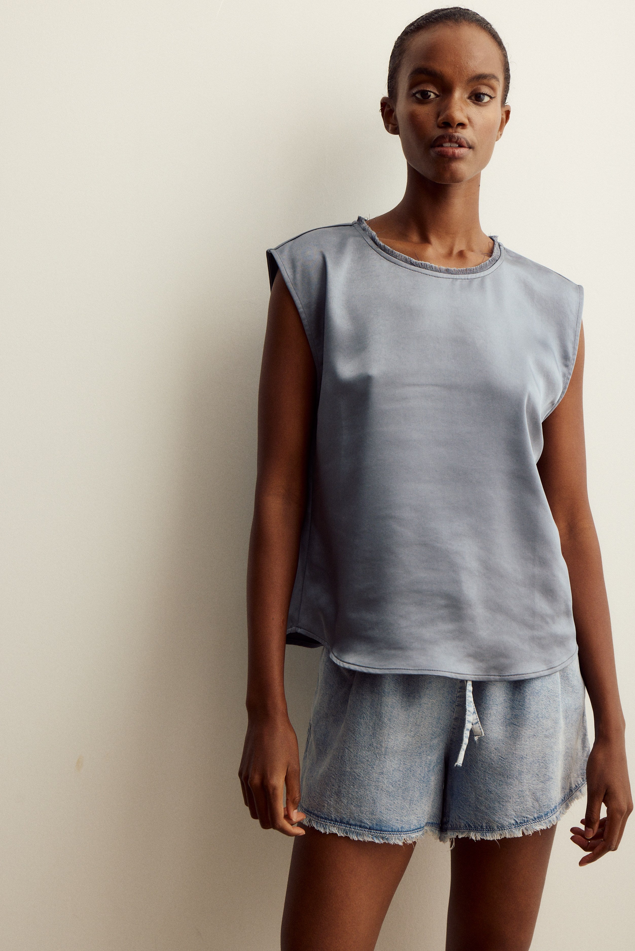 CELIA TOP-New york blue