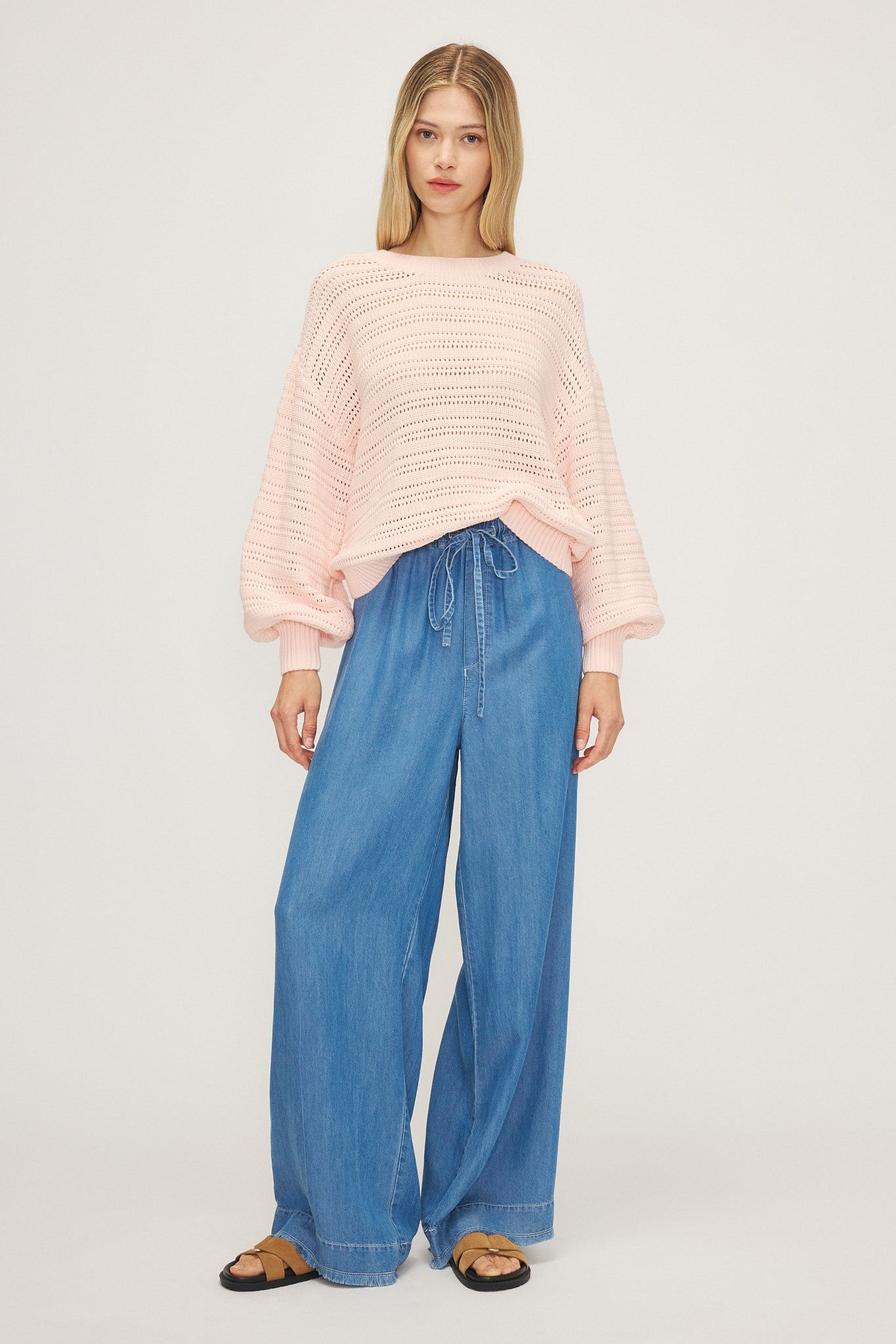 CELINA SWEATER-Soft pink