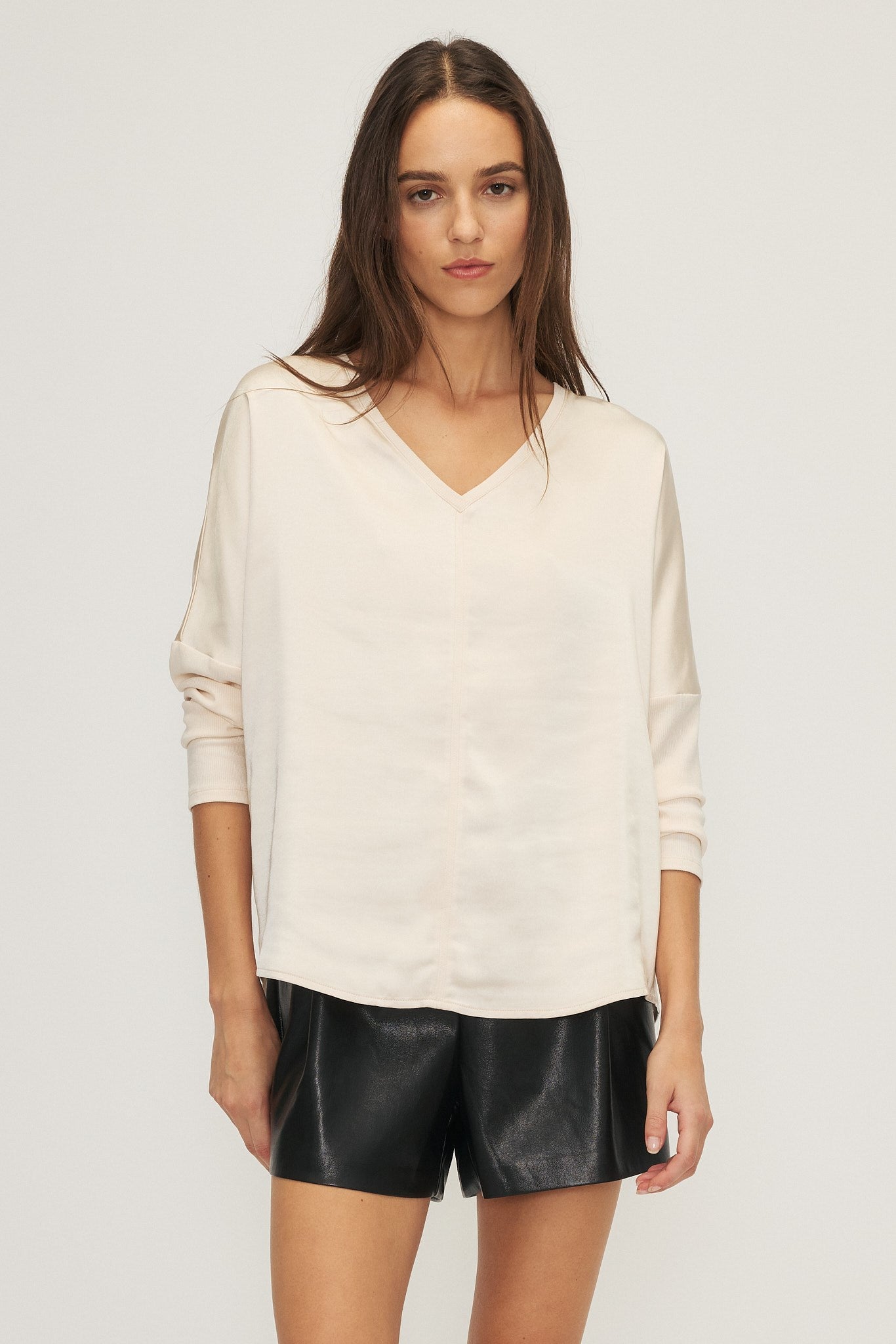 CINDY TOP-Soft peach