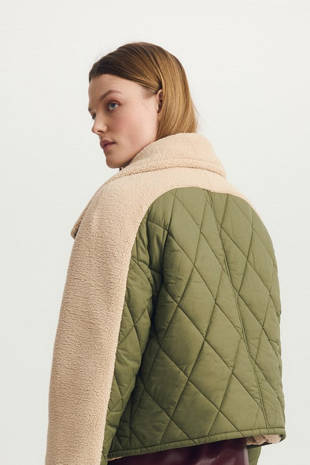 CLETA JACKET-Khaki