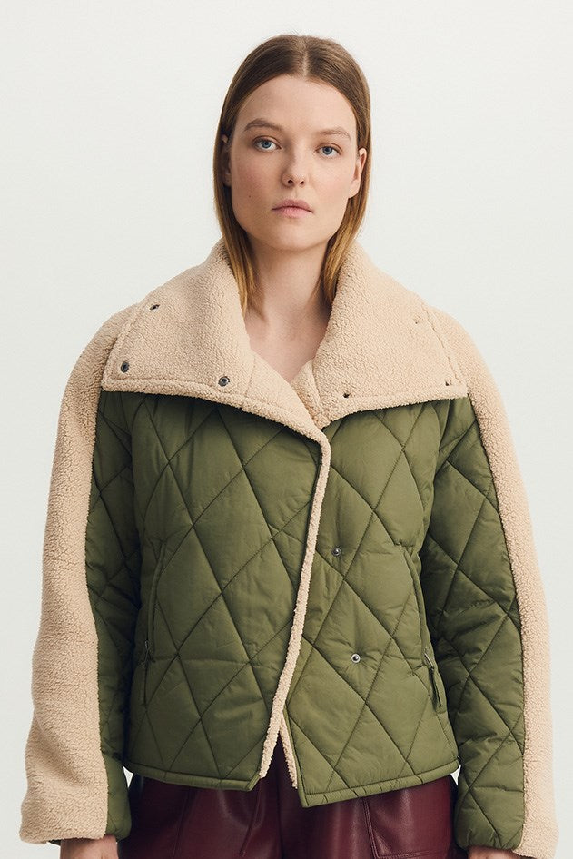 CLETA JACKET-Khaki