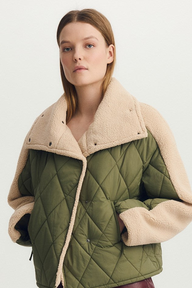 CLETA JACKET-Khaki
