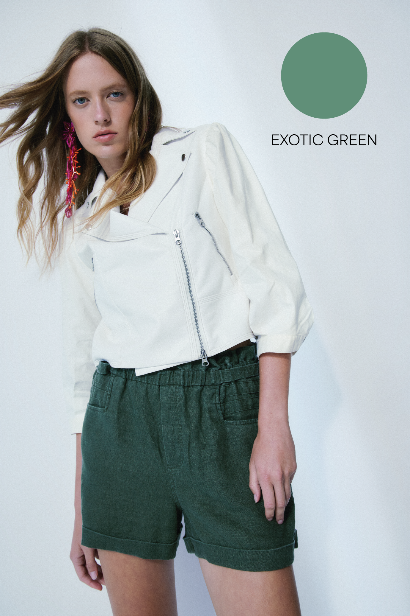 CLOVER JACKET-Exotic green