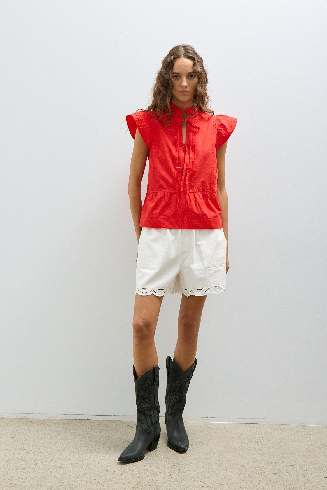 CRISSY BLOUSE-Orange