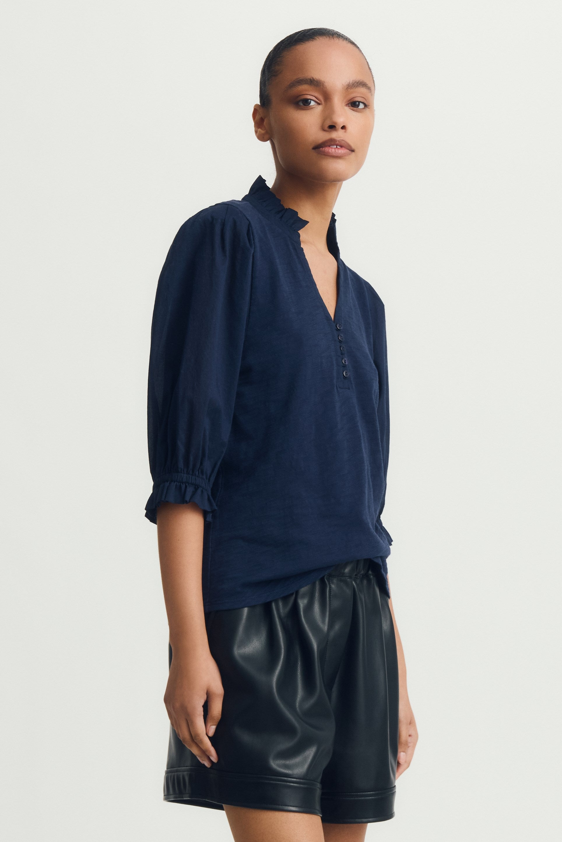 DORIS TOP-Deep navy
