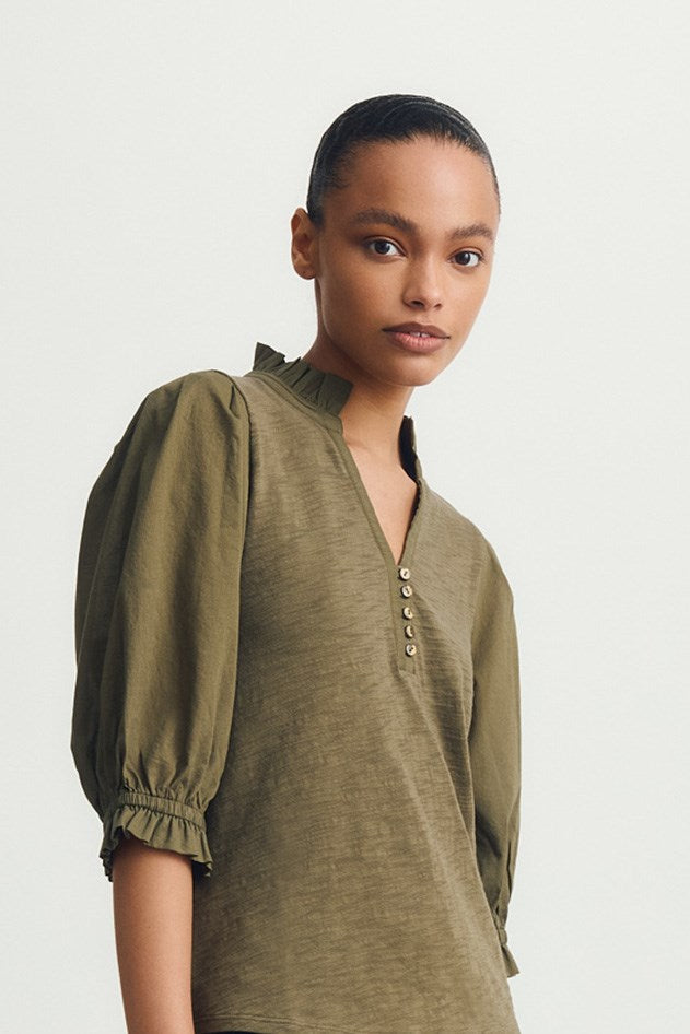 DORIS TOP-Khaki