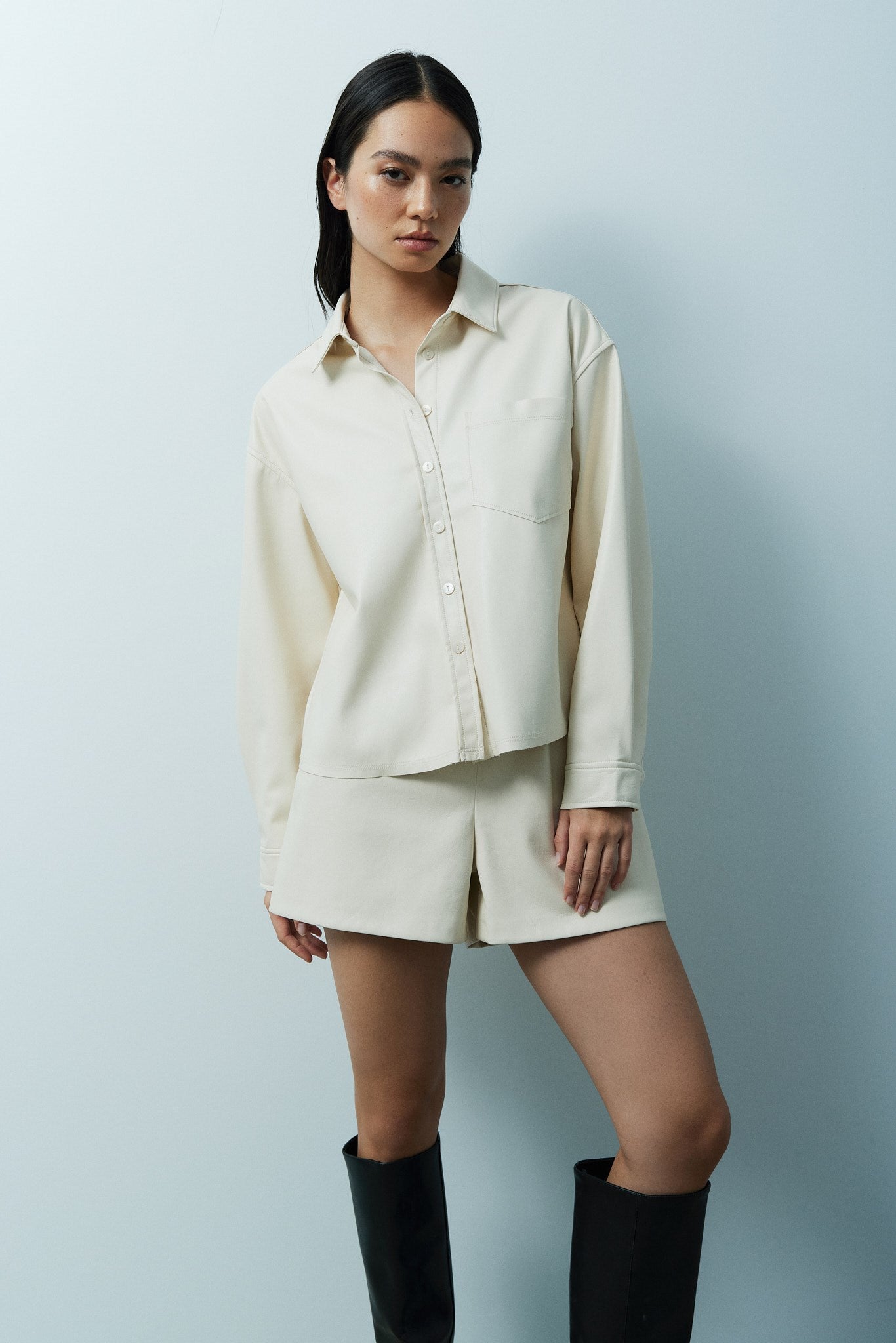 DRIANE SHIRT-Cream