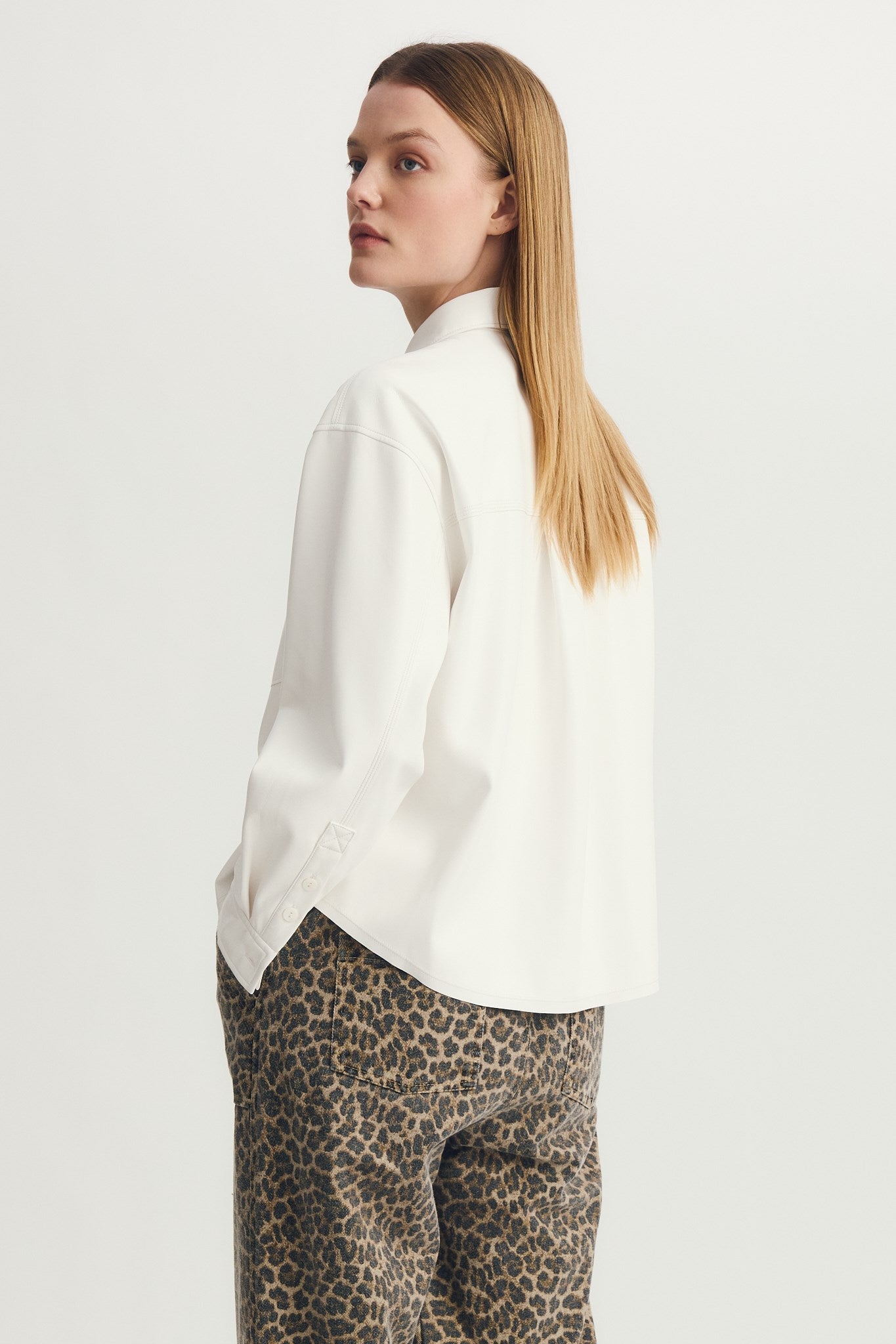DRIANE SHIRT-Blanc cassé