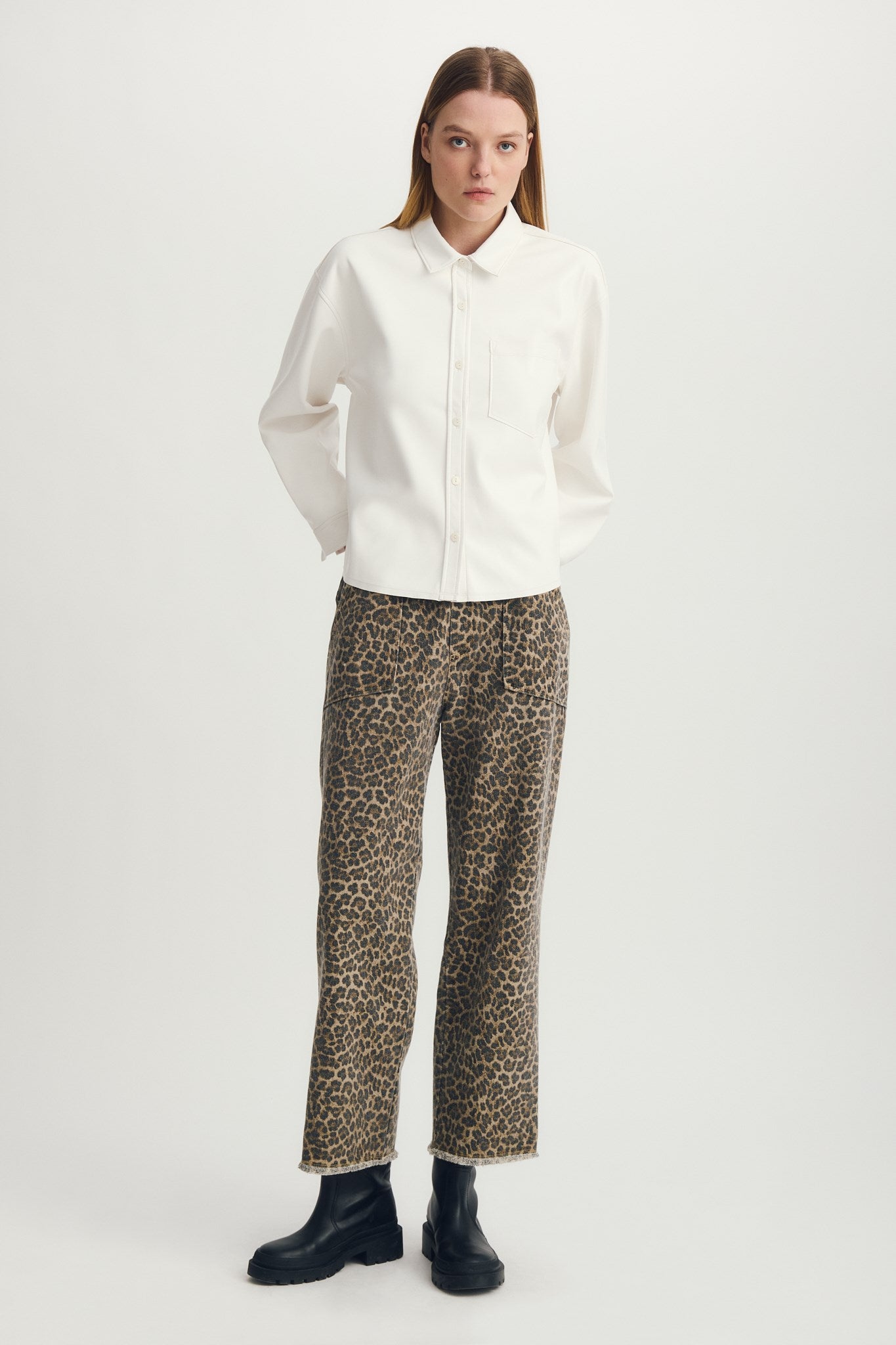 DRIANE SHIRT-Blanc cassé