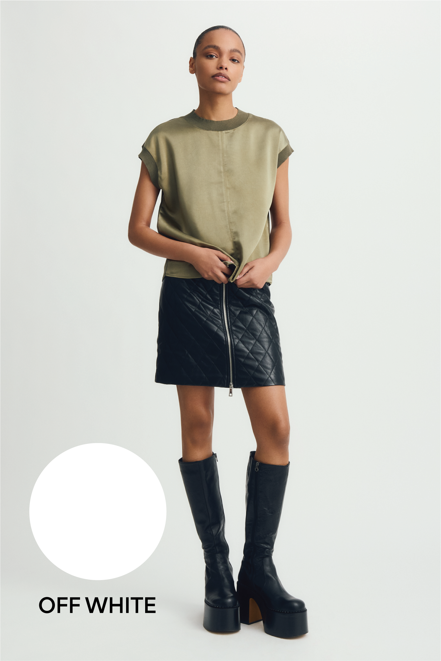 GAYLOR TOP-Off white