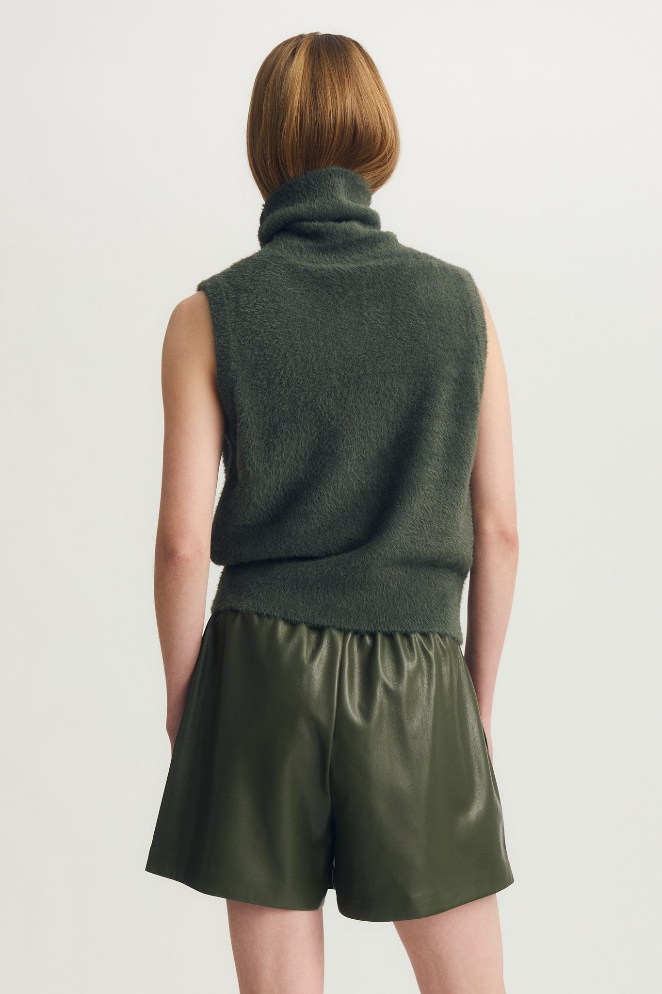 HANA SWEATER-Dk khaki