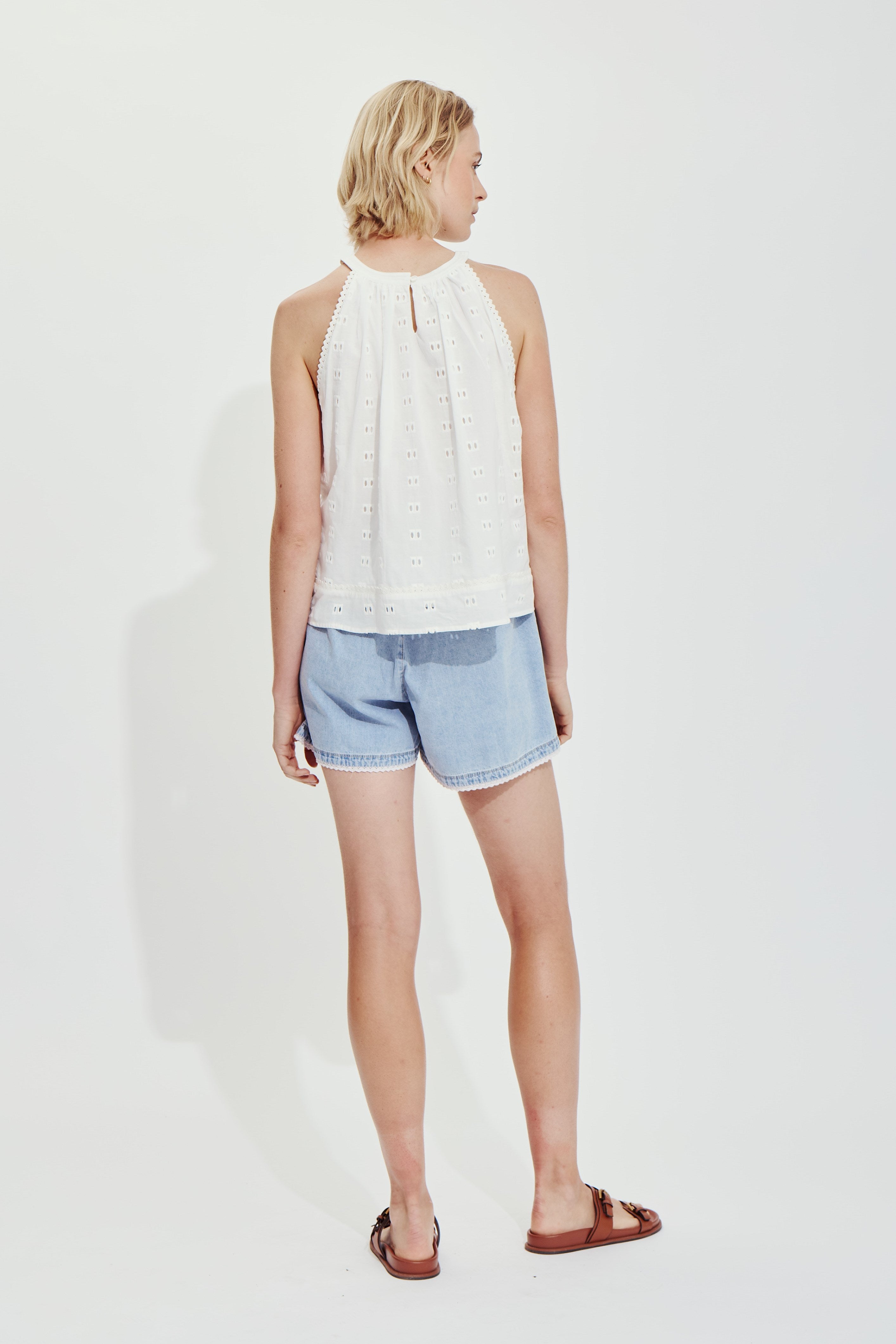 HANLY TOP-Blanc