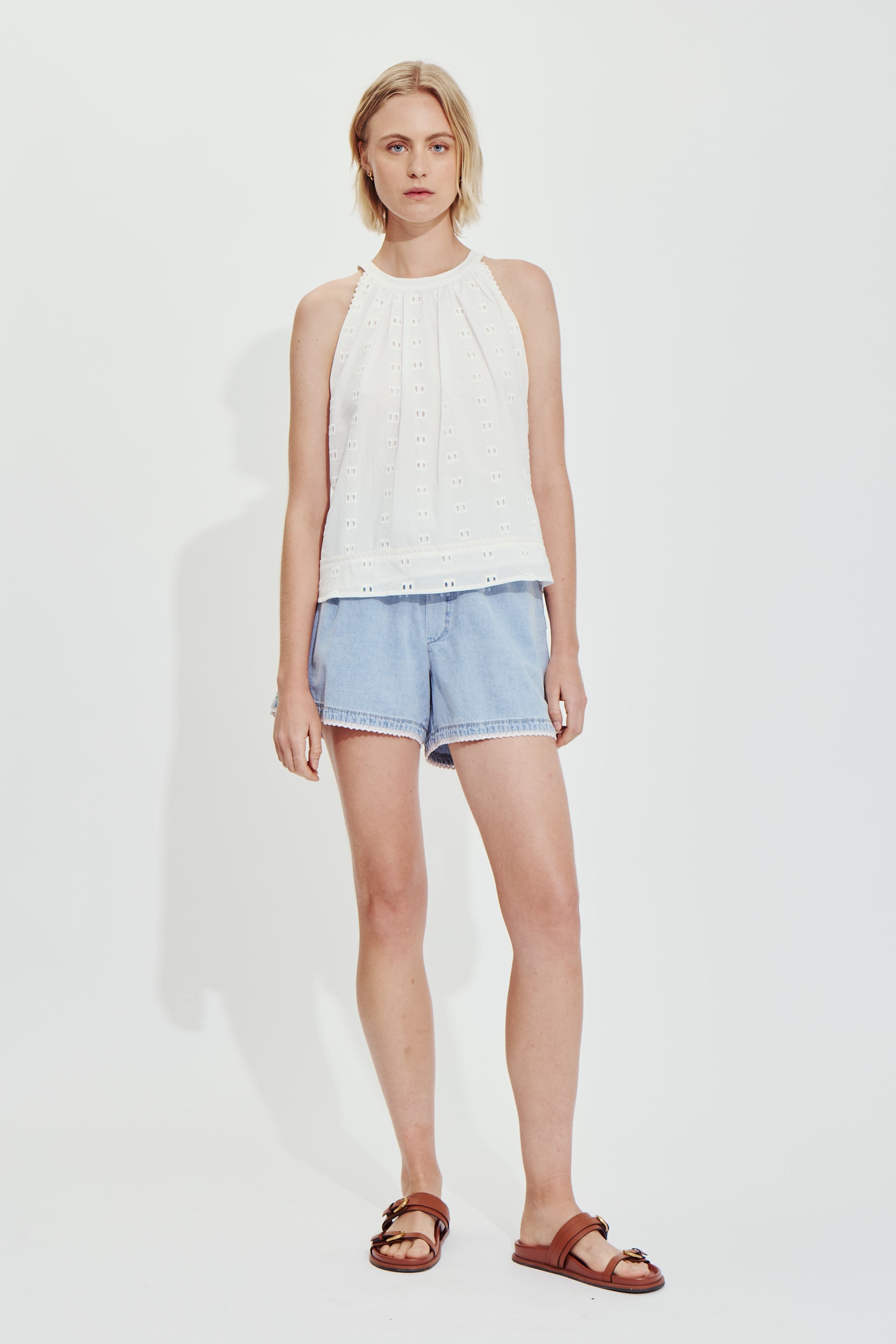 HANLY TOP-Blanc