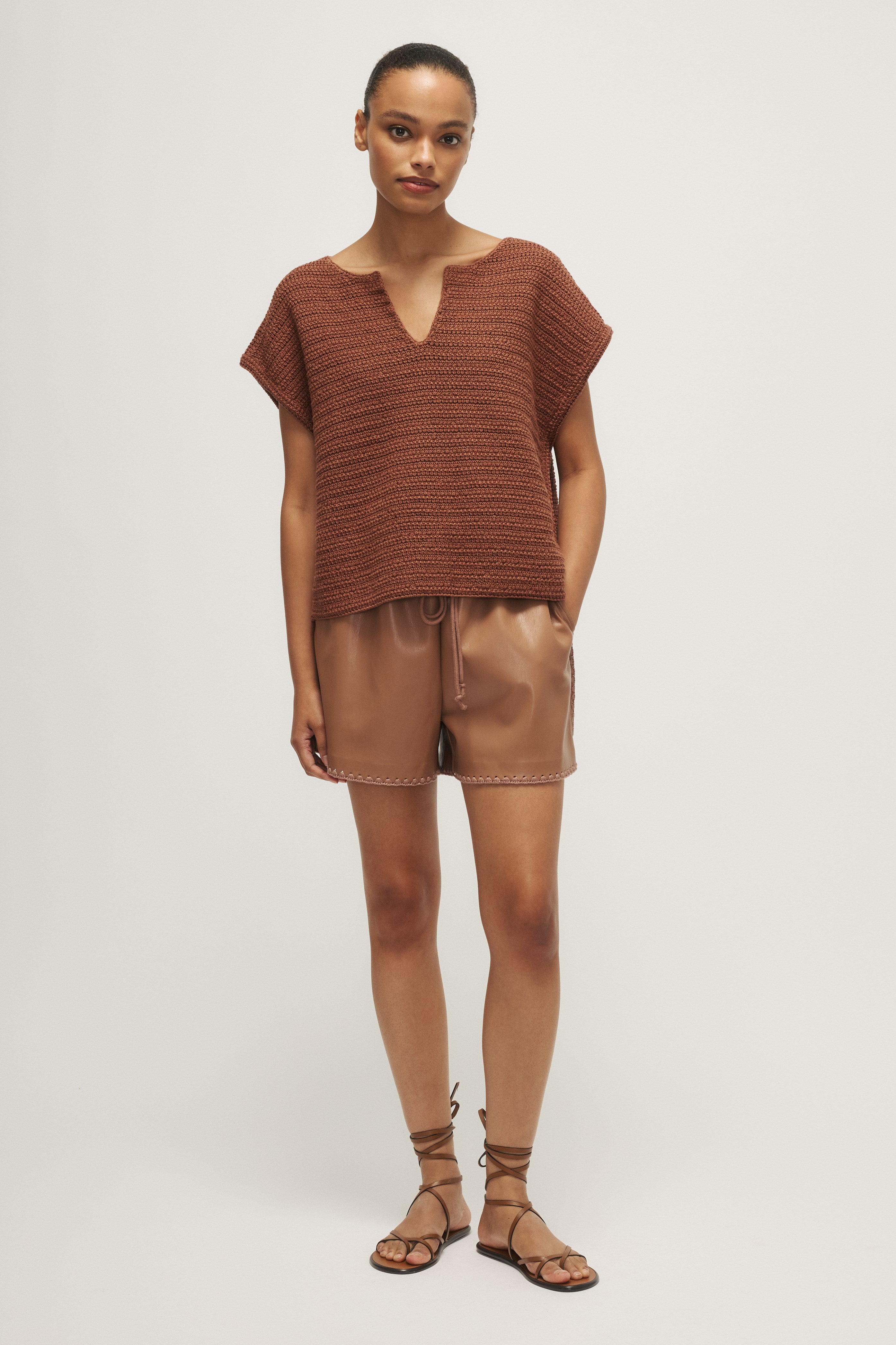 HARLAN SWEATER-Cacao