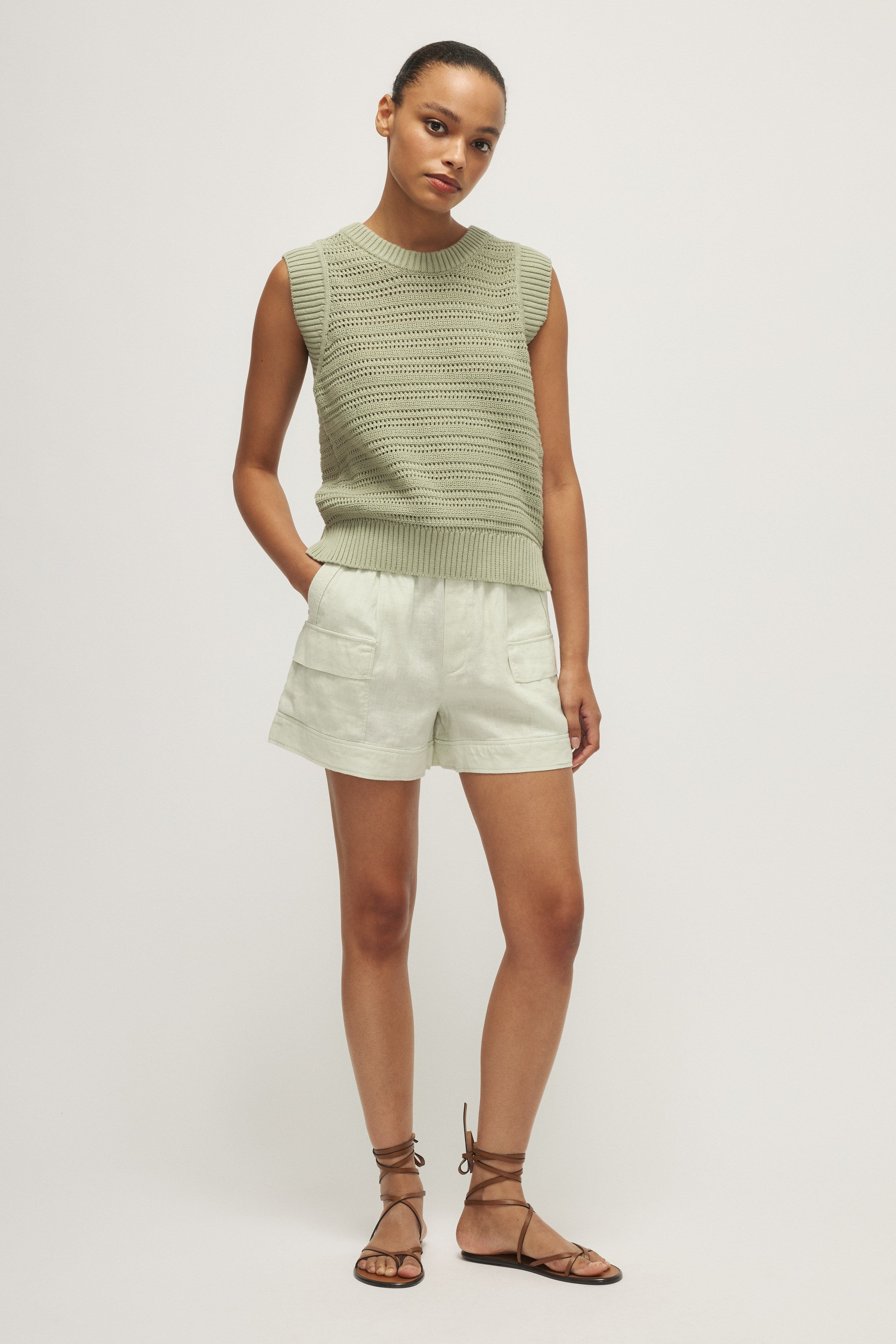 HELENE SWEATER - Vert doux