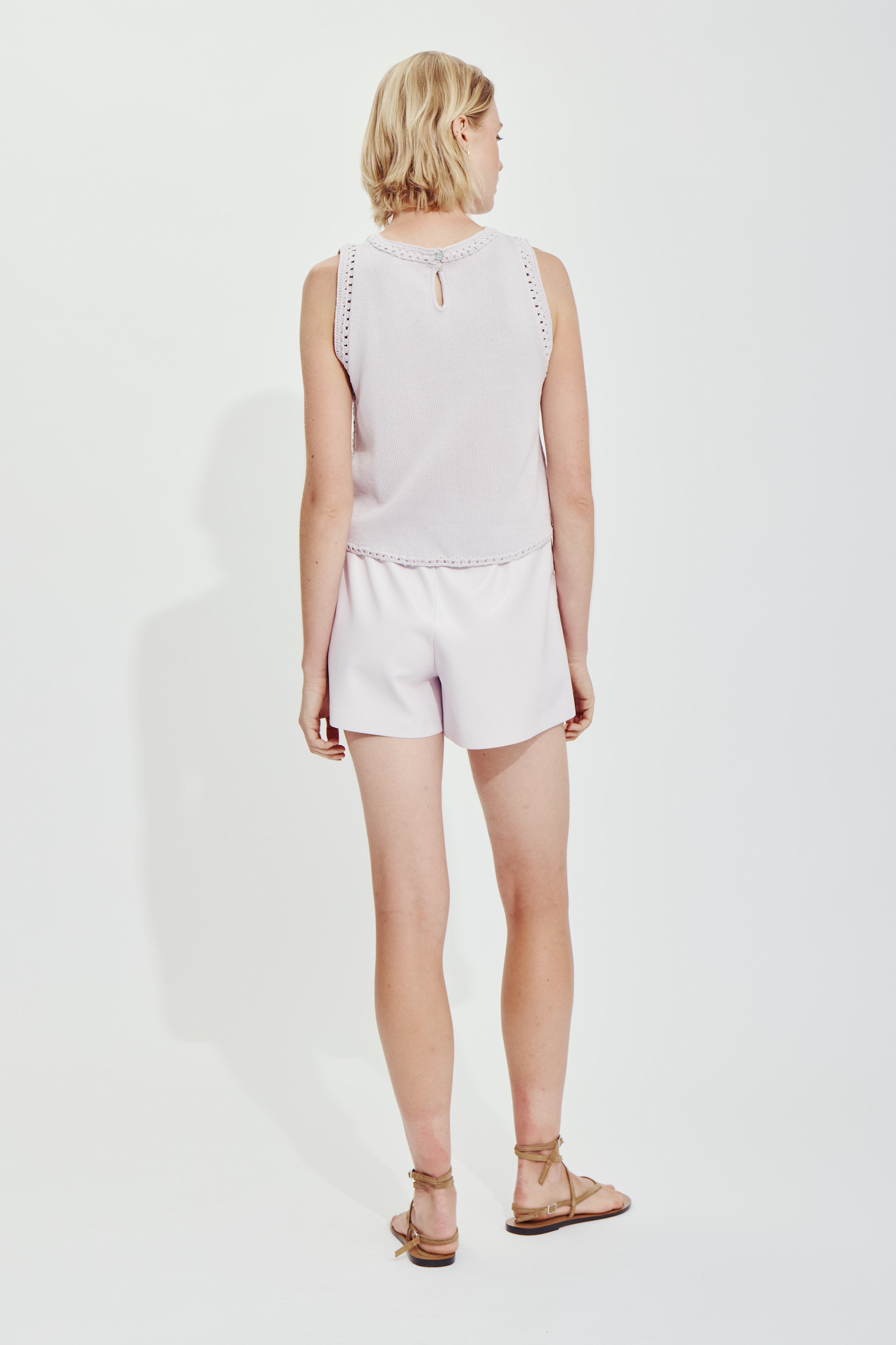 HUDSON SHORT-Lilas clair