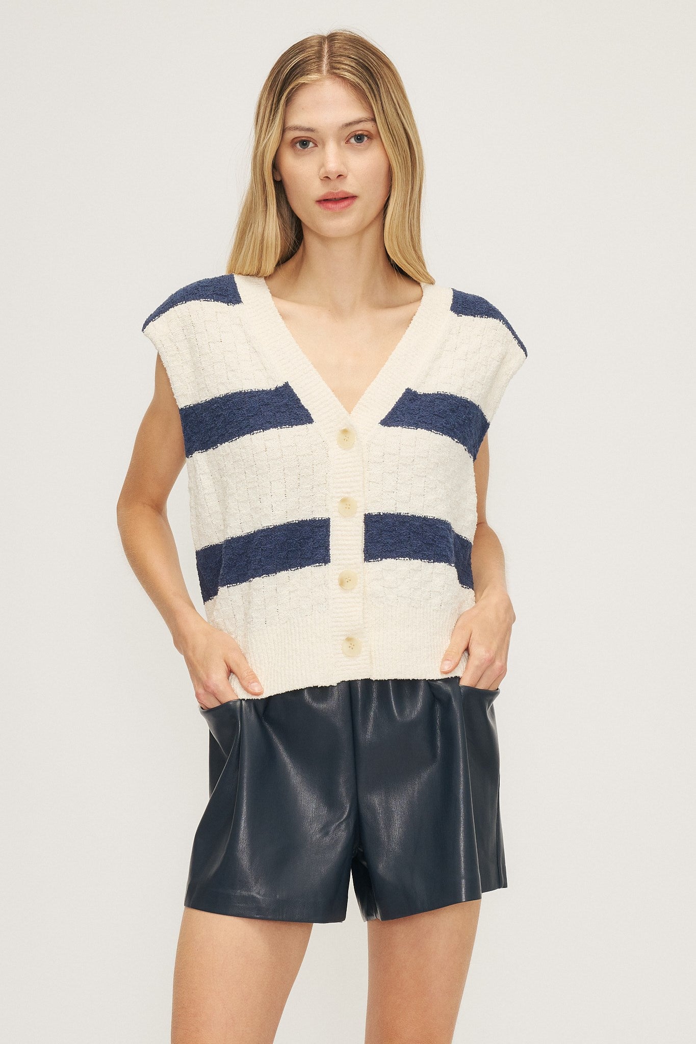 HUDSON SHORT-Bleu marine