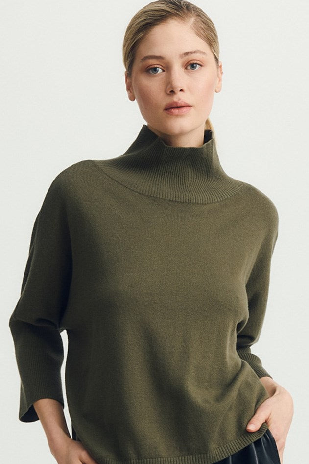 HUGO SWEATER-Dk khaki