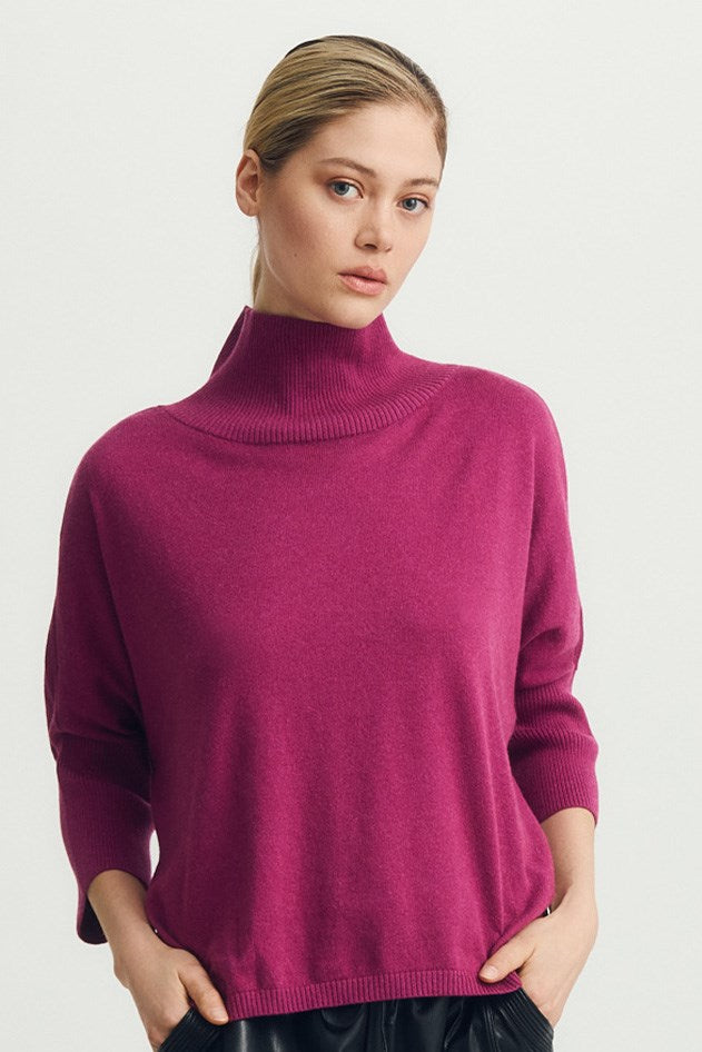 HUGO SWEATER-Fuchsia