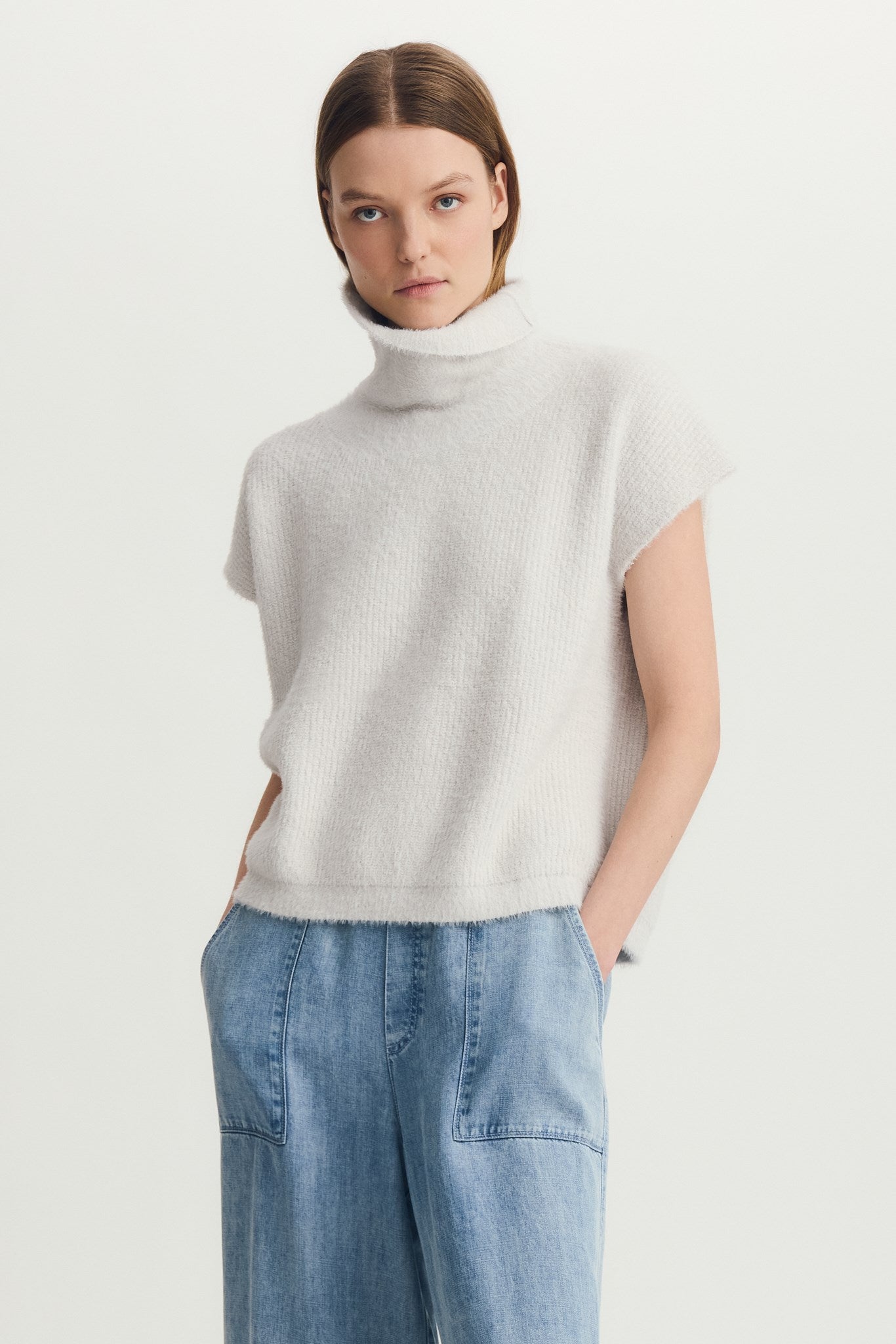 pull-over JACK - mélange gris clair