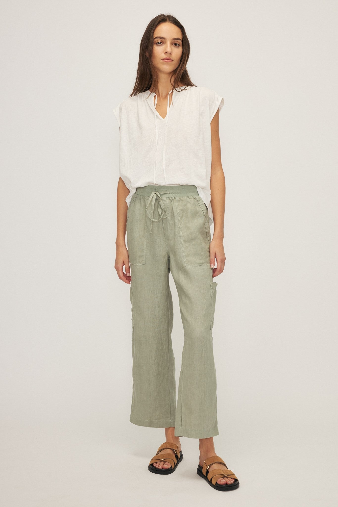 JAMES PANT-Soft khaki