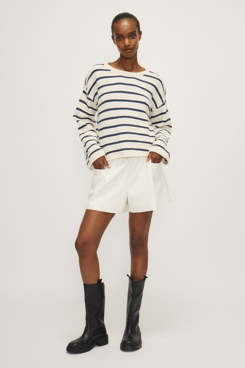 JORIS SWEATER-Navy stripe
