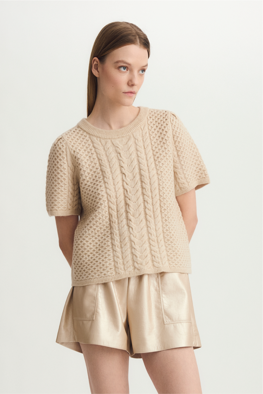 JOVE SWEATER-Oatmeal