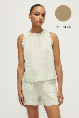 KALLI TOP-Soft khaki