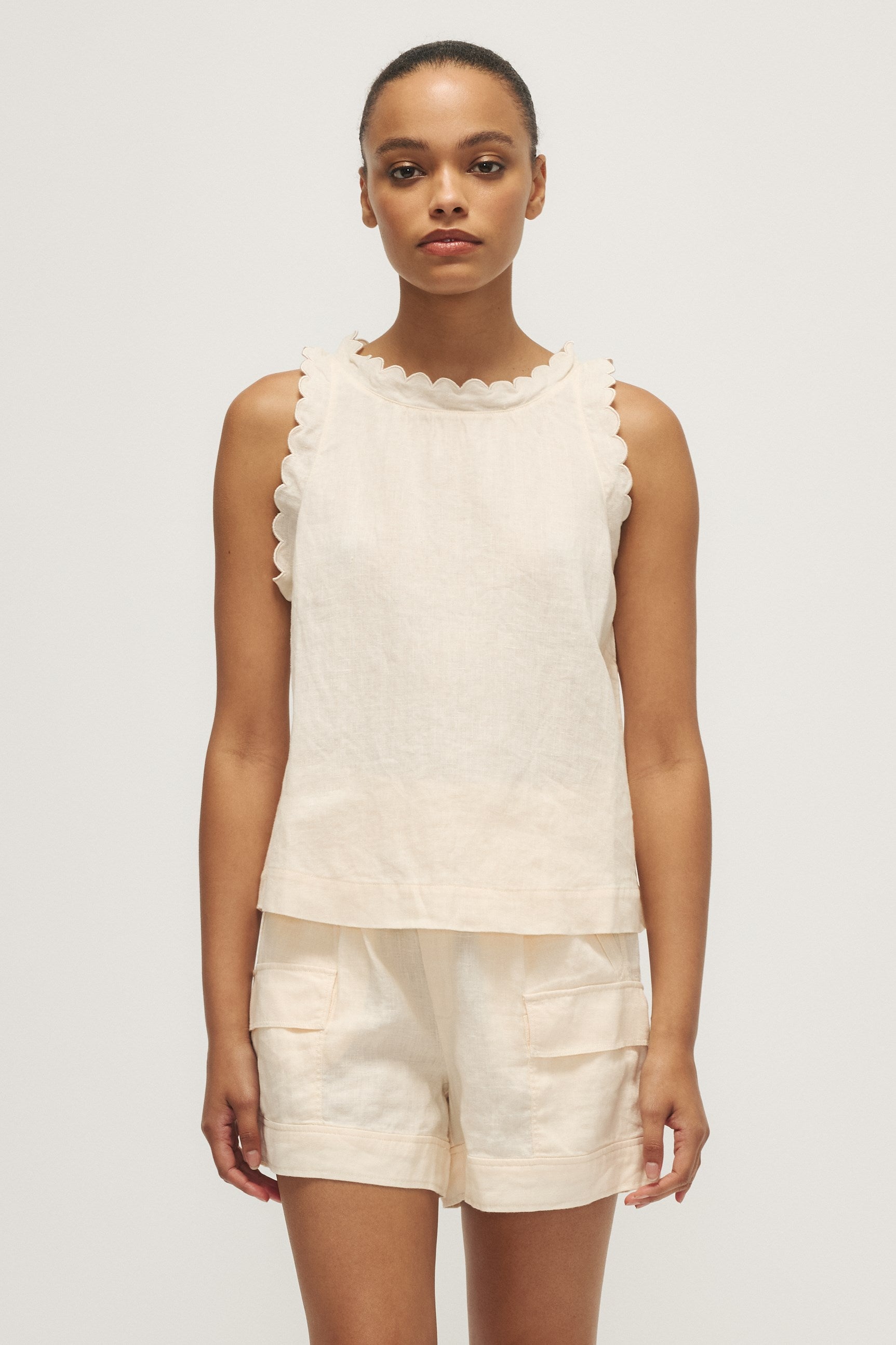 KALLI TOP-Soft peach