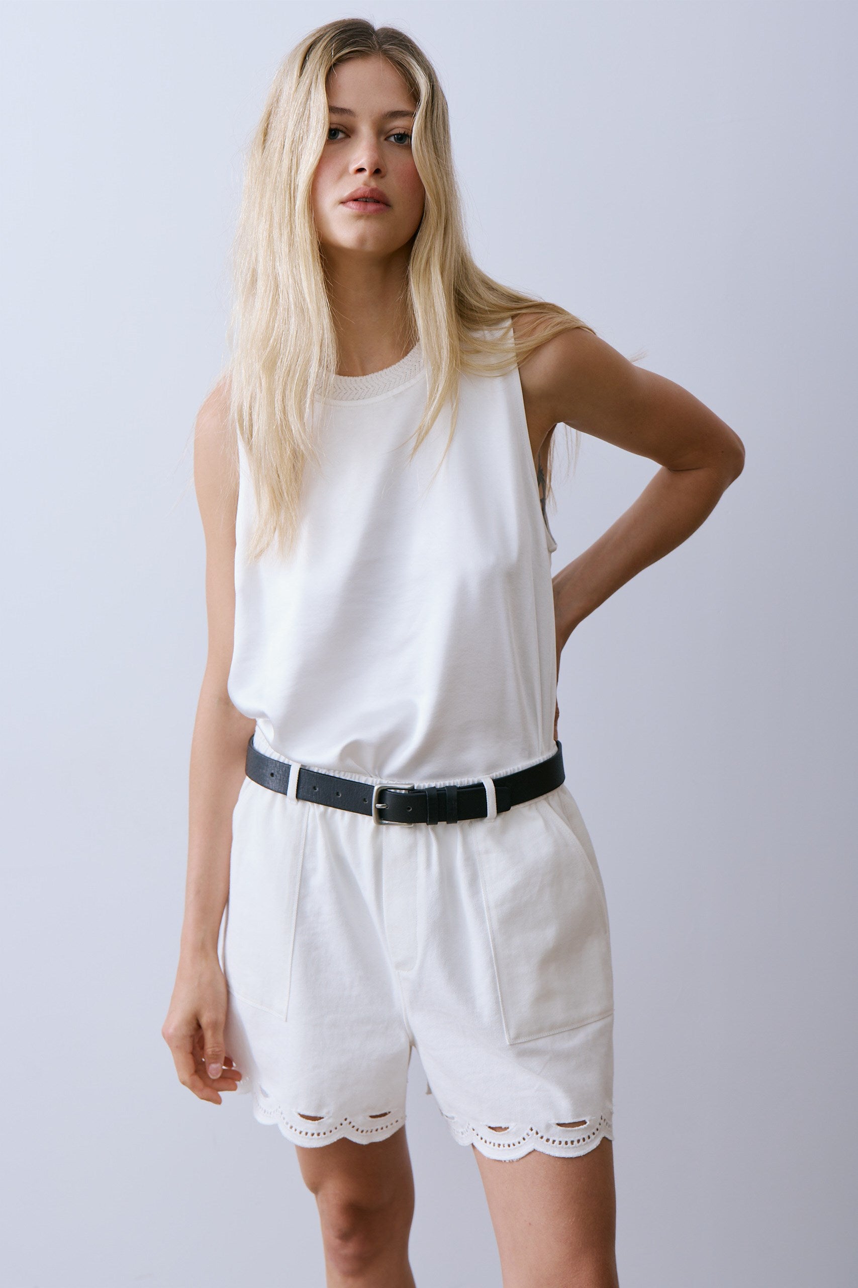 KINSLEY TOP - Off white