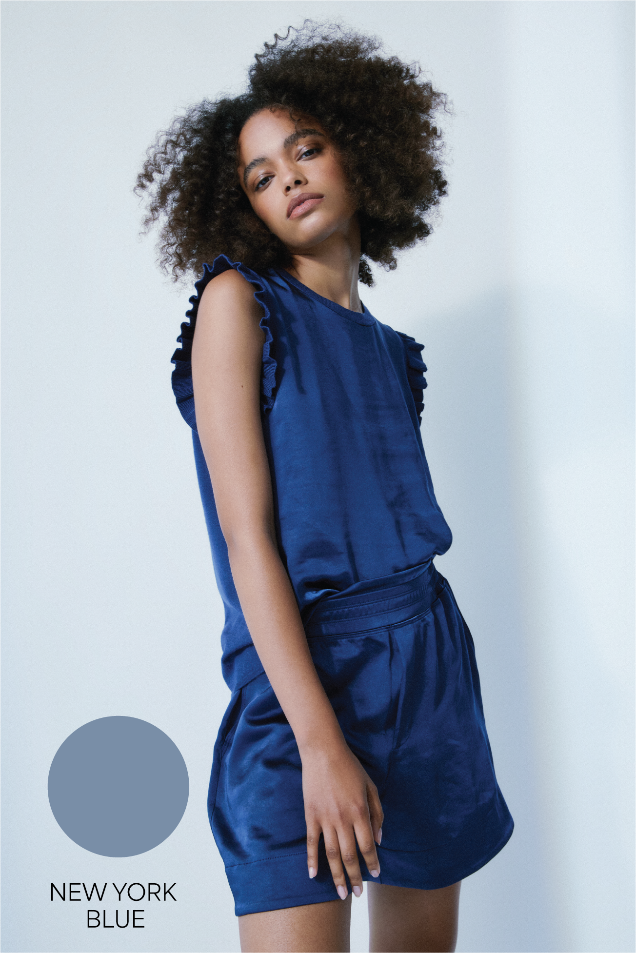 LAUREN SHORT-New york blue