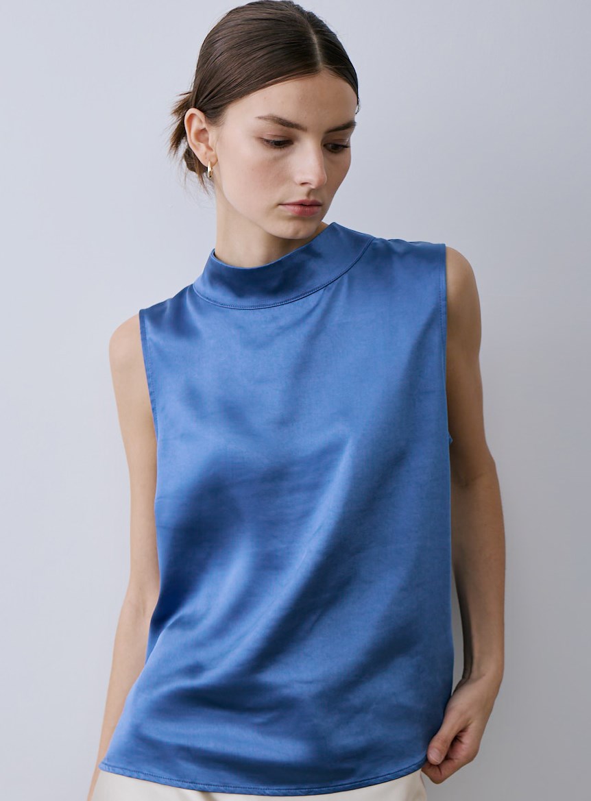 LESLIE TOP-Bleu