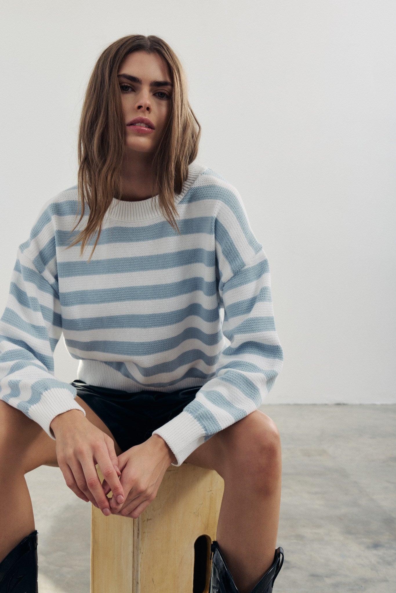 LILA-Winter white/ice blue