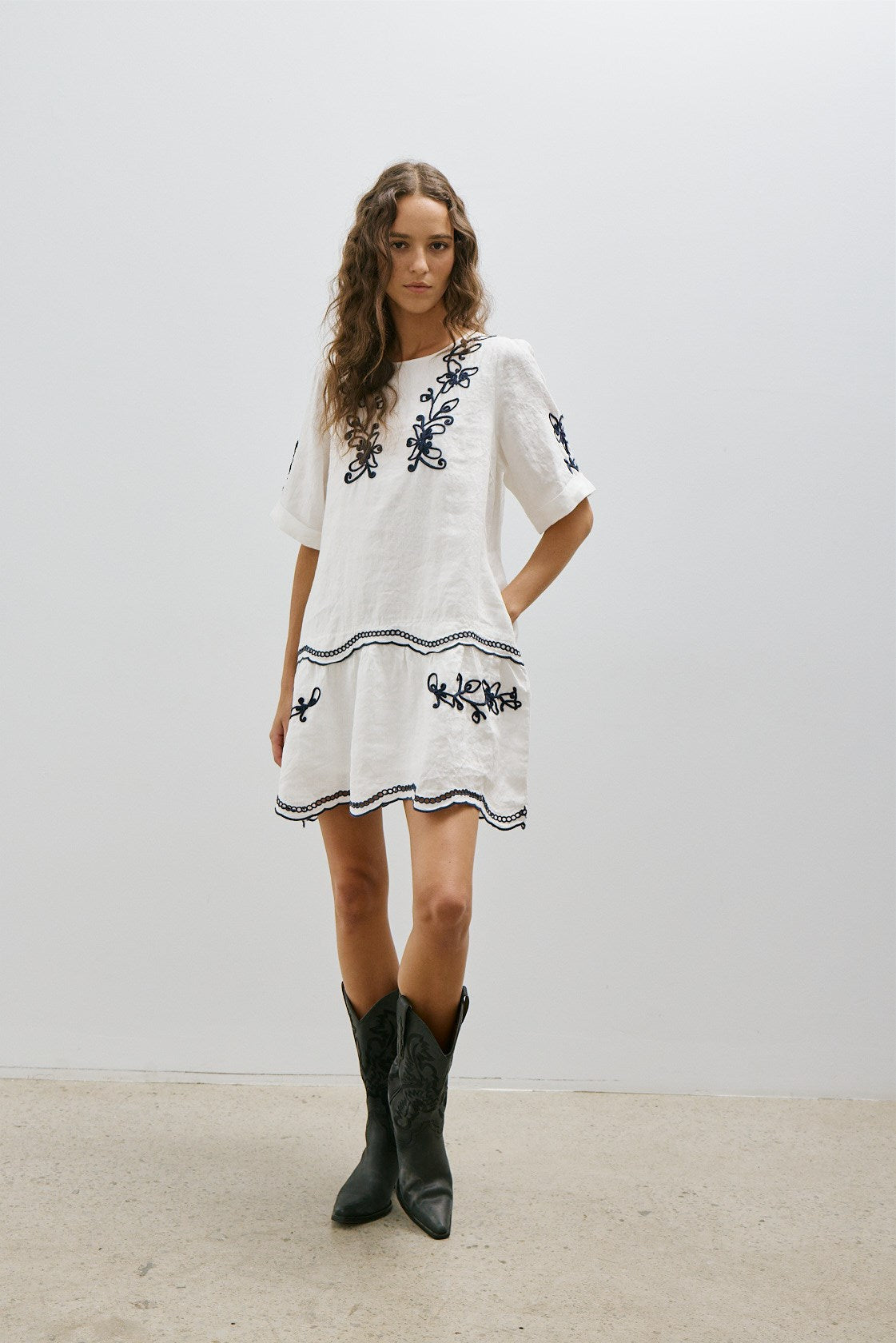 LIRIO DRESS-Off white