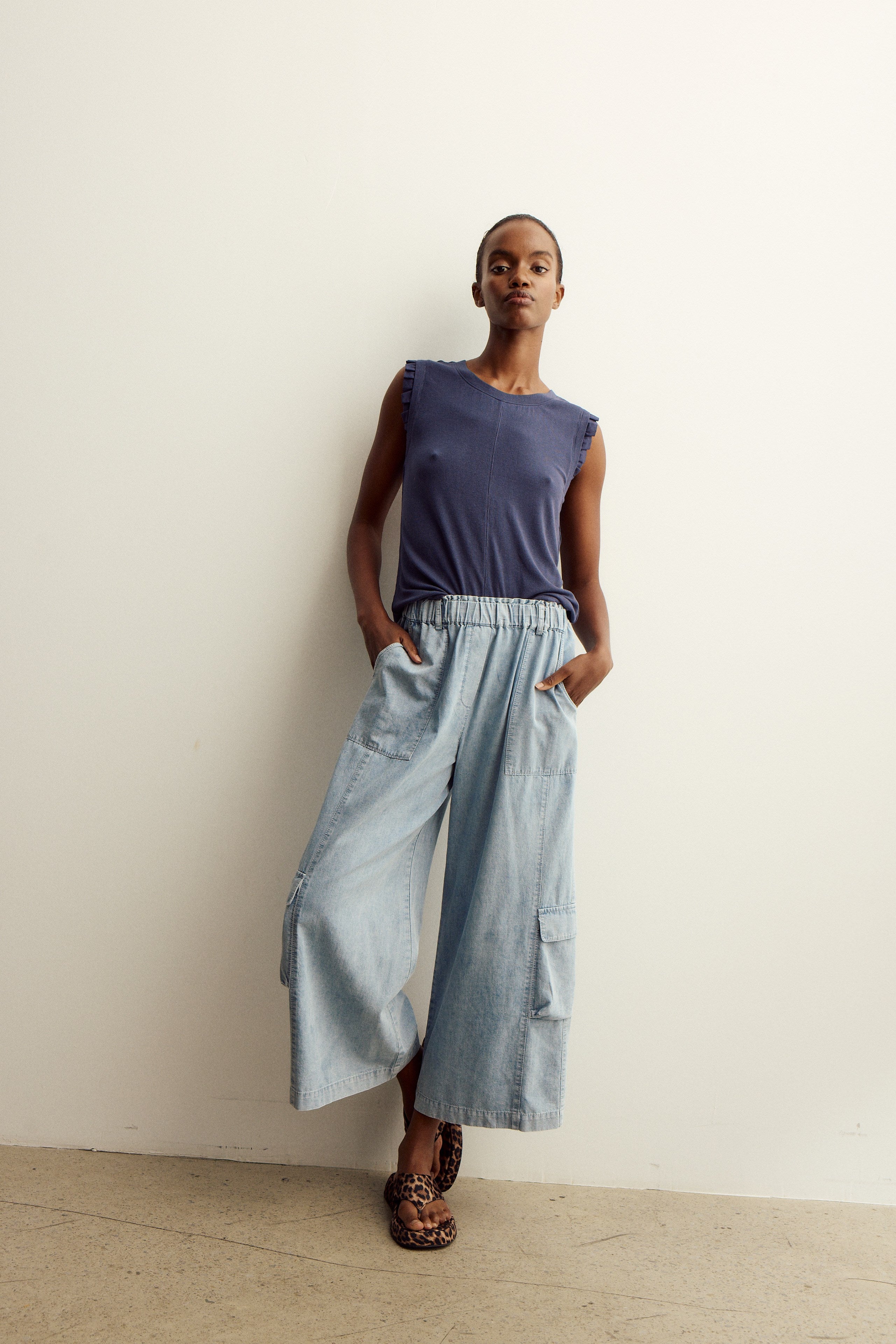 LUCINDA TOP-Navy