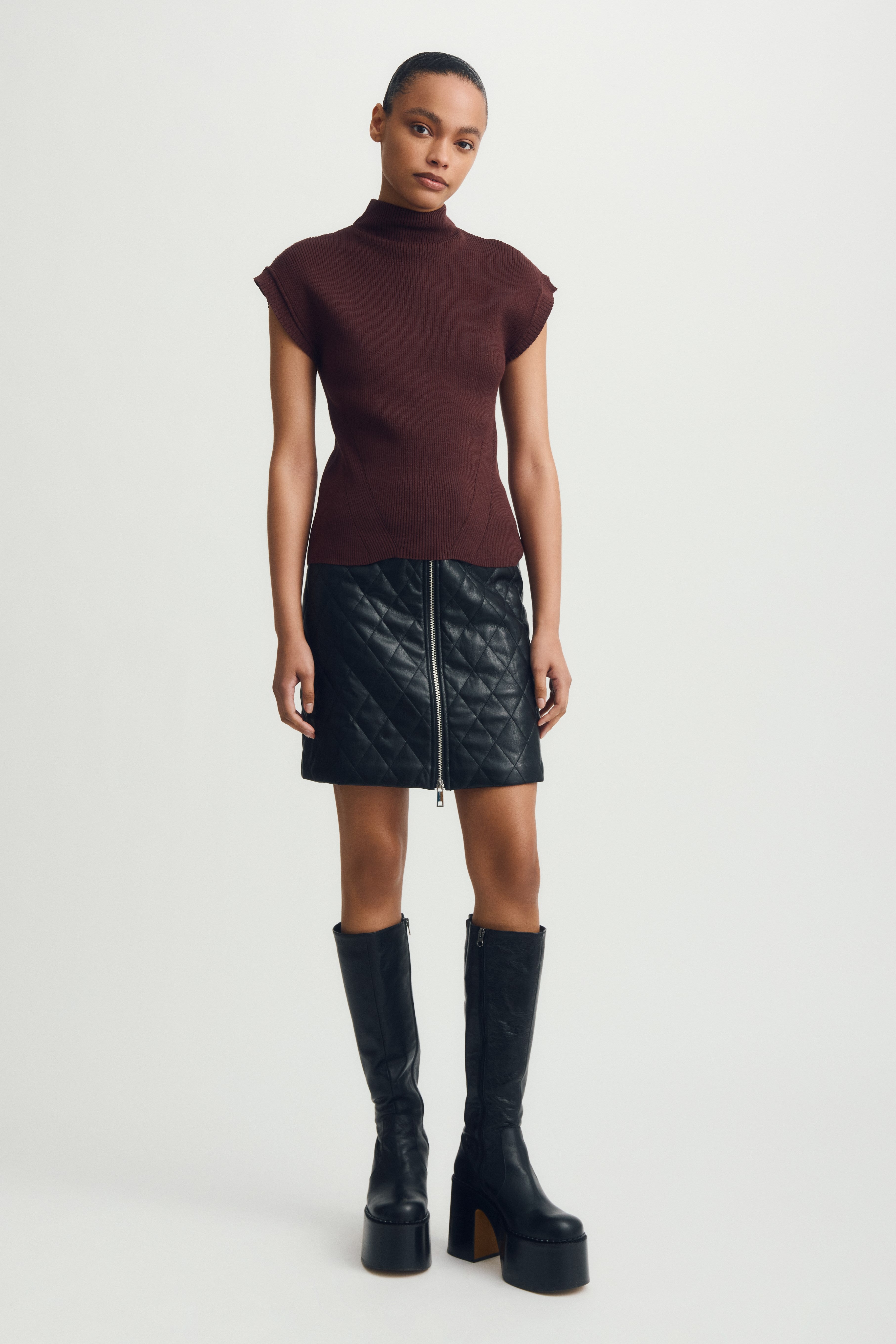 MABEL SWEATER-Marron