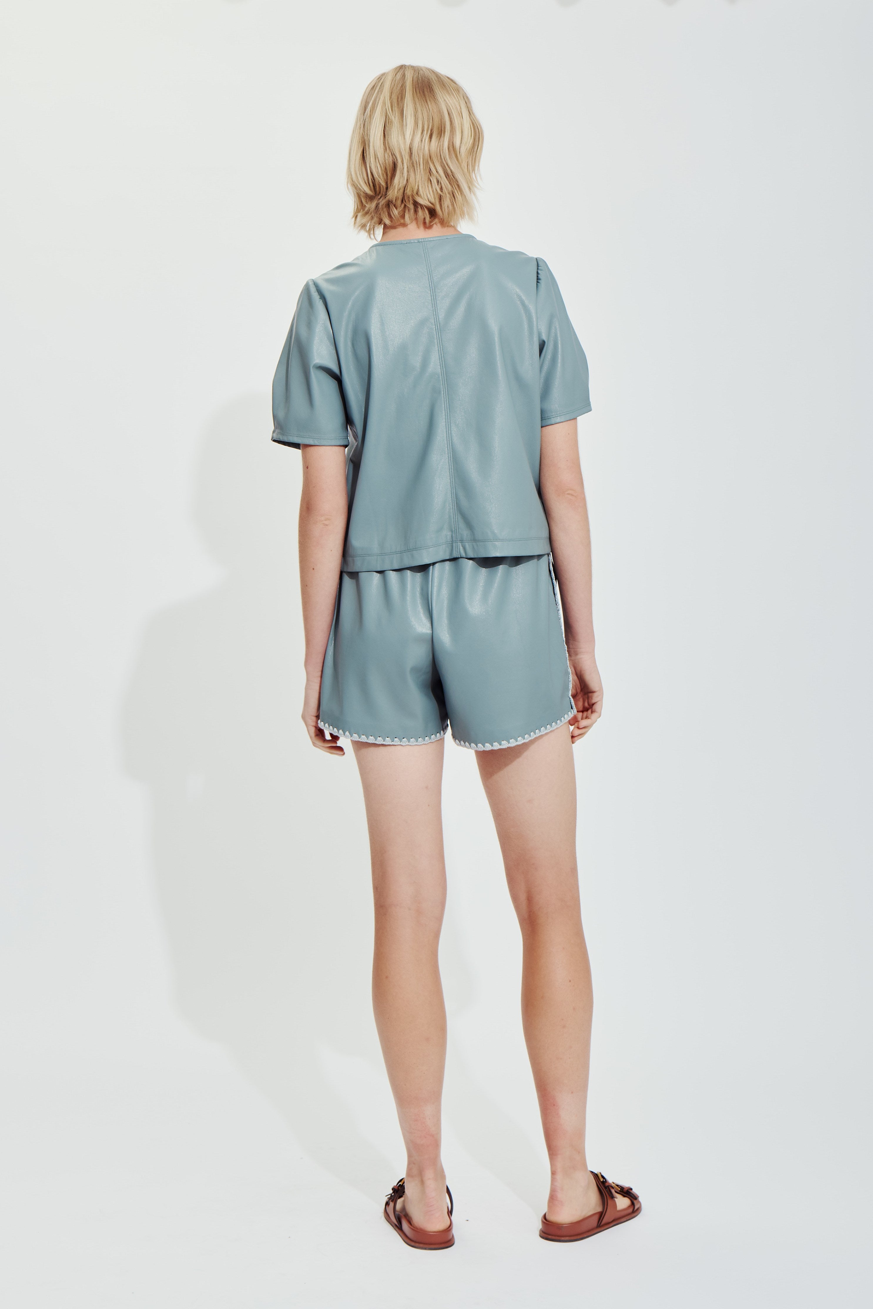MARIAN SHORT-Bleu mer