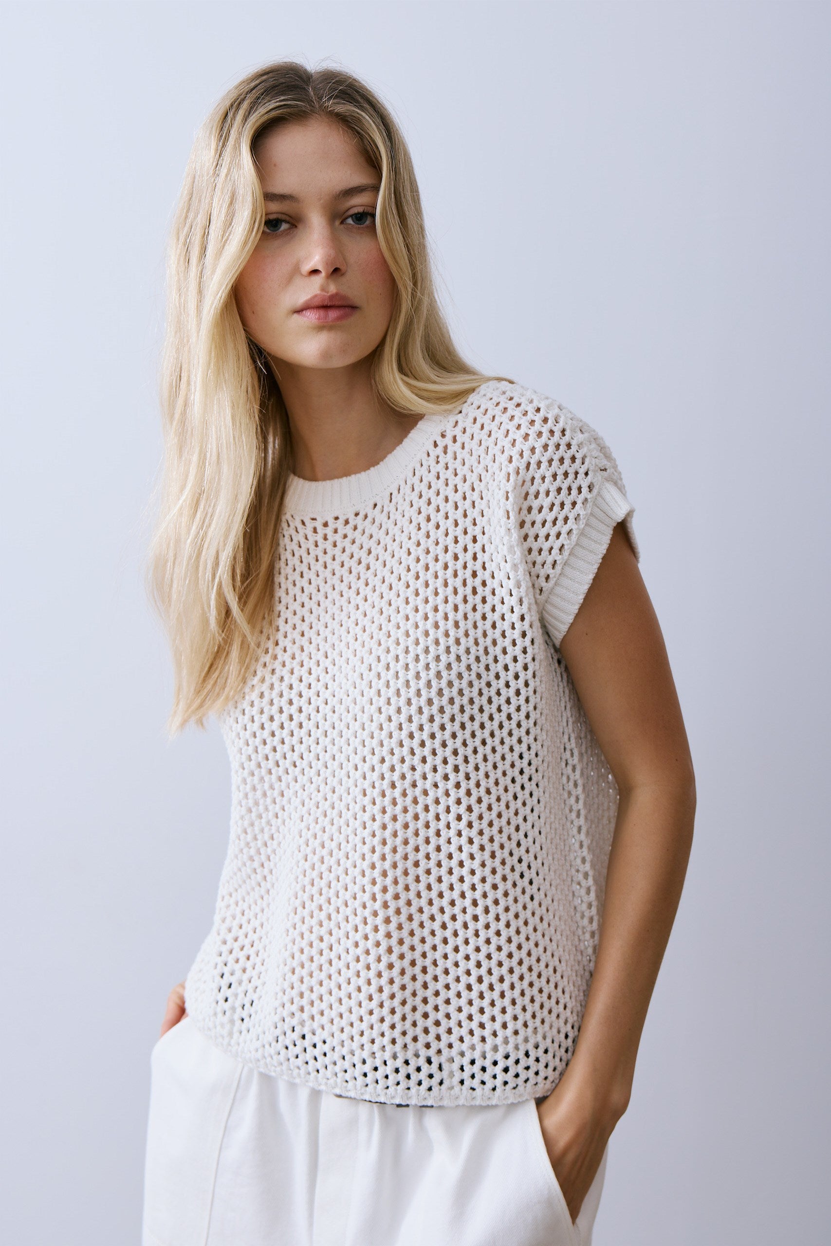 pull NOLAN SWEATER-Écru