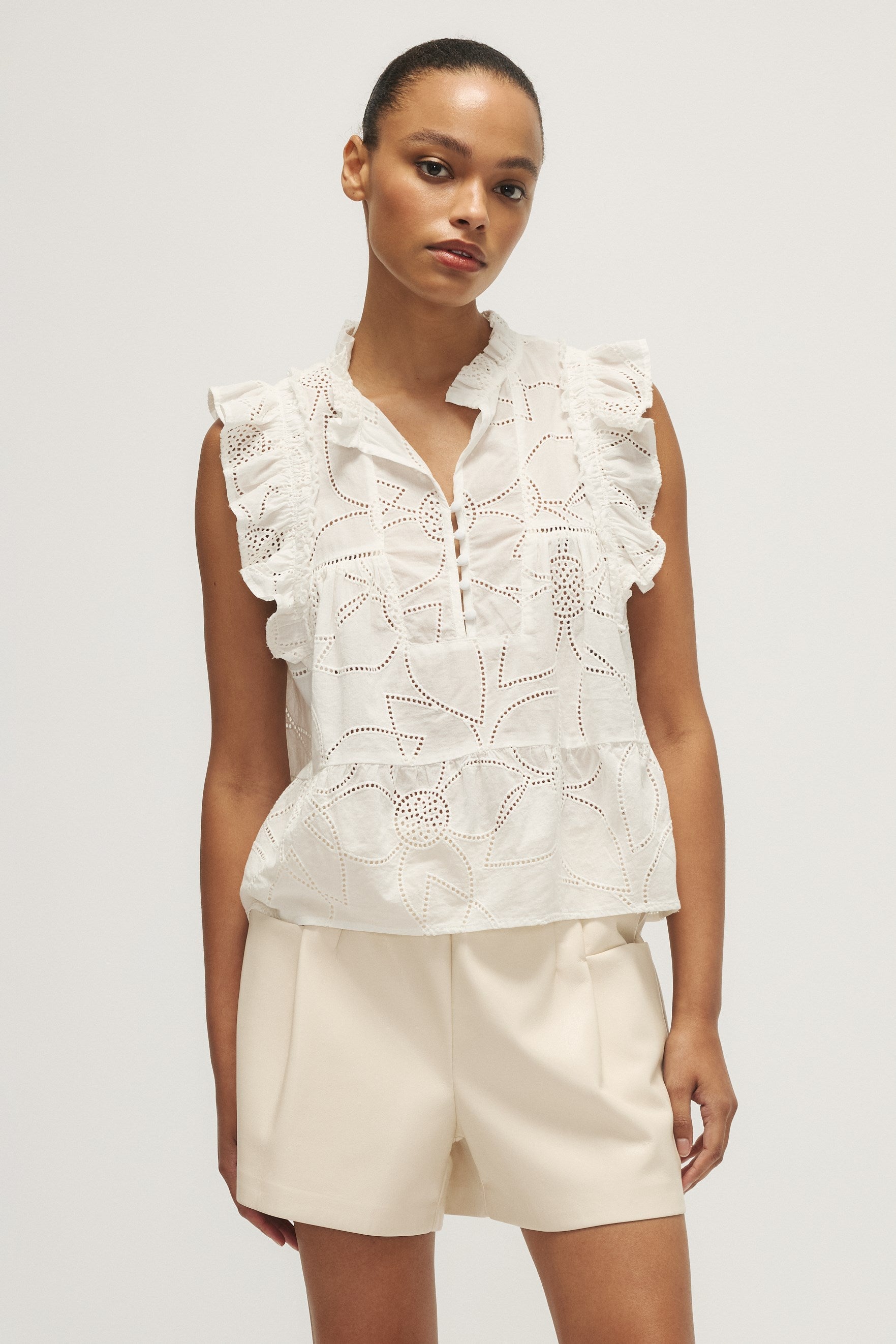 PALOMA BLOUSE-Off white