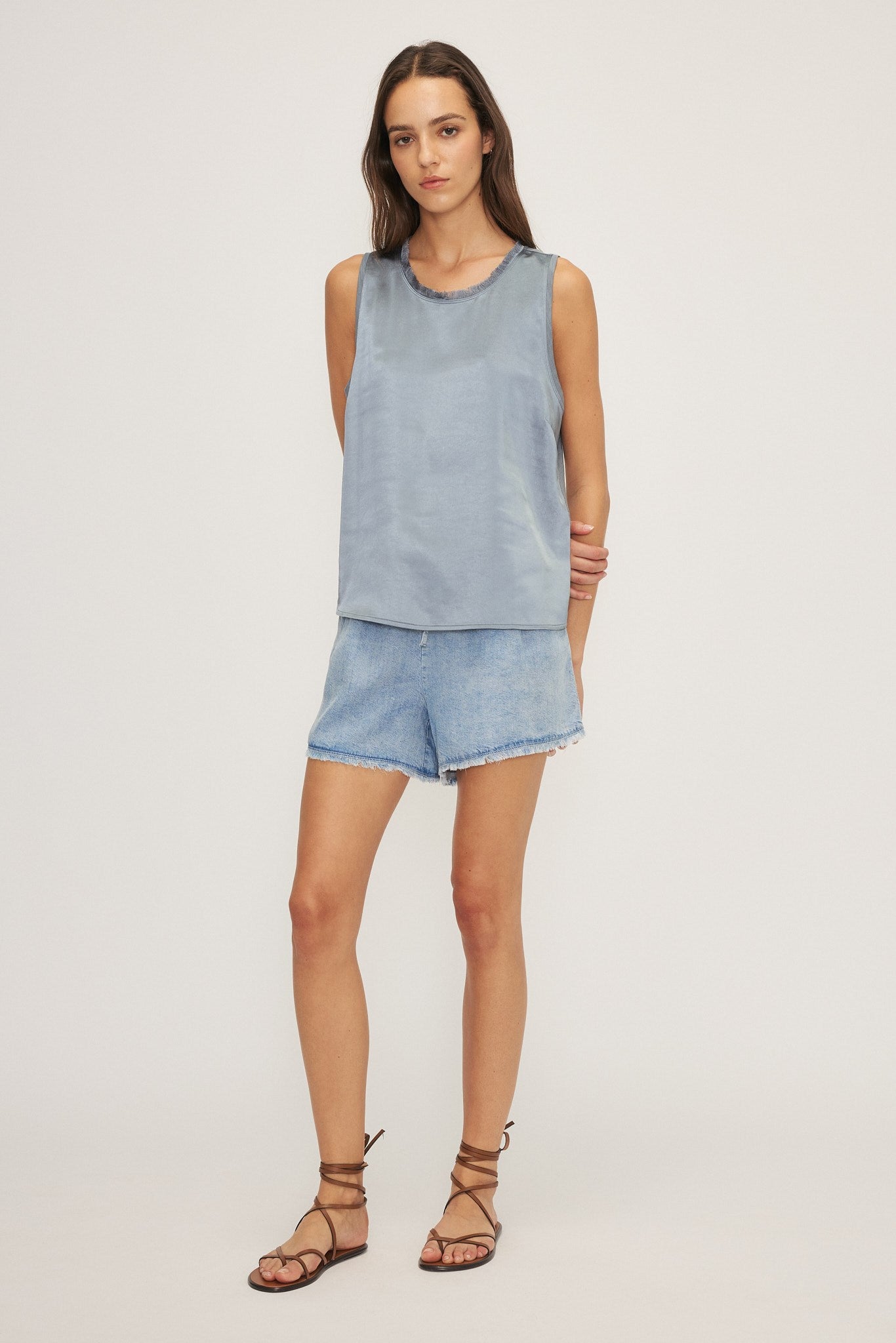 SIENNA TANK TOP-New york blue