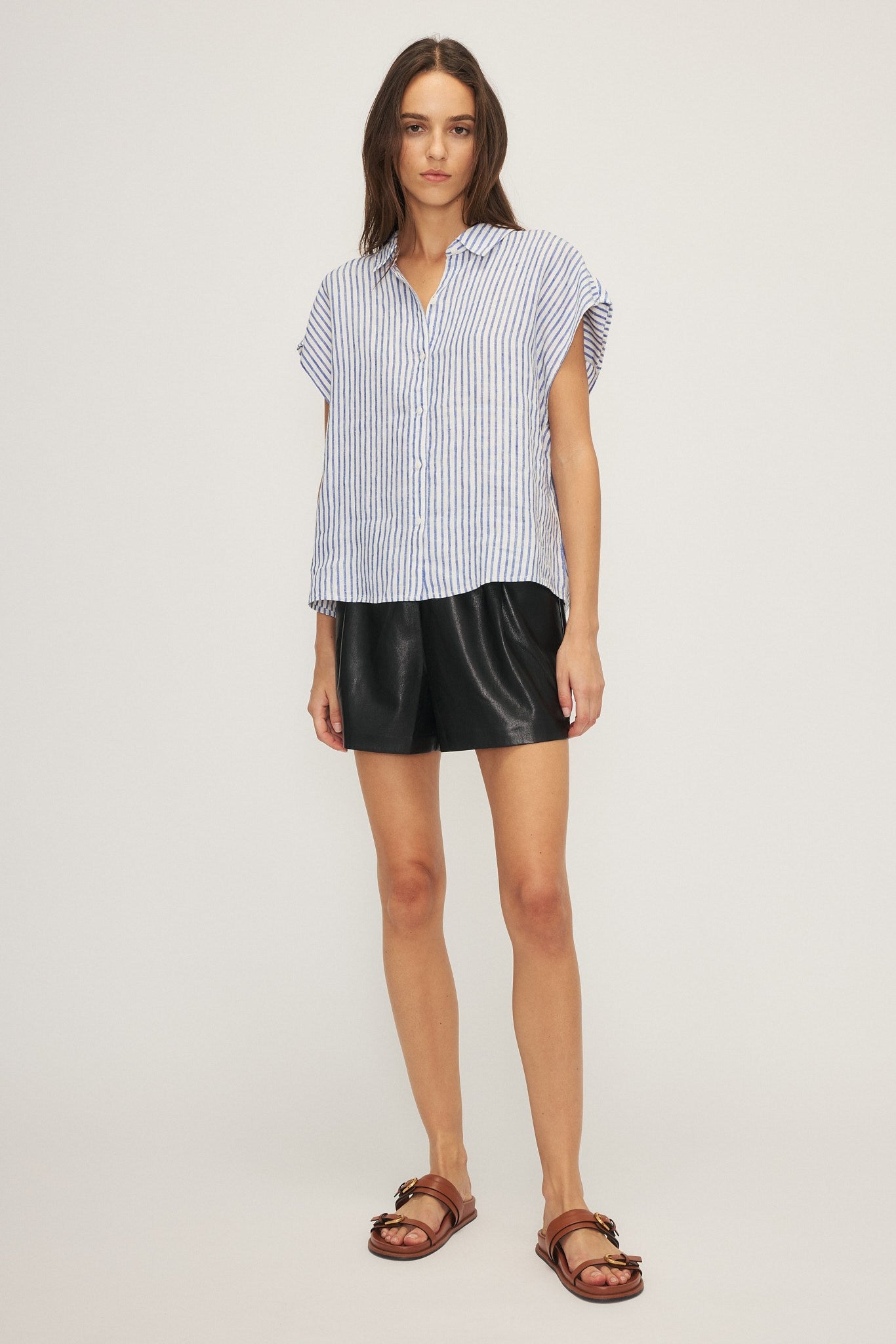 SIMON SHIRT-Royal stripe