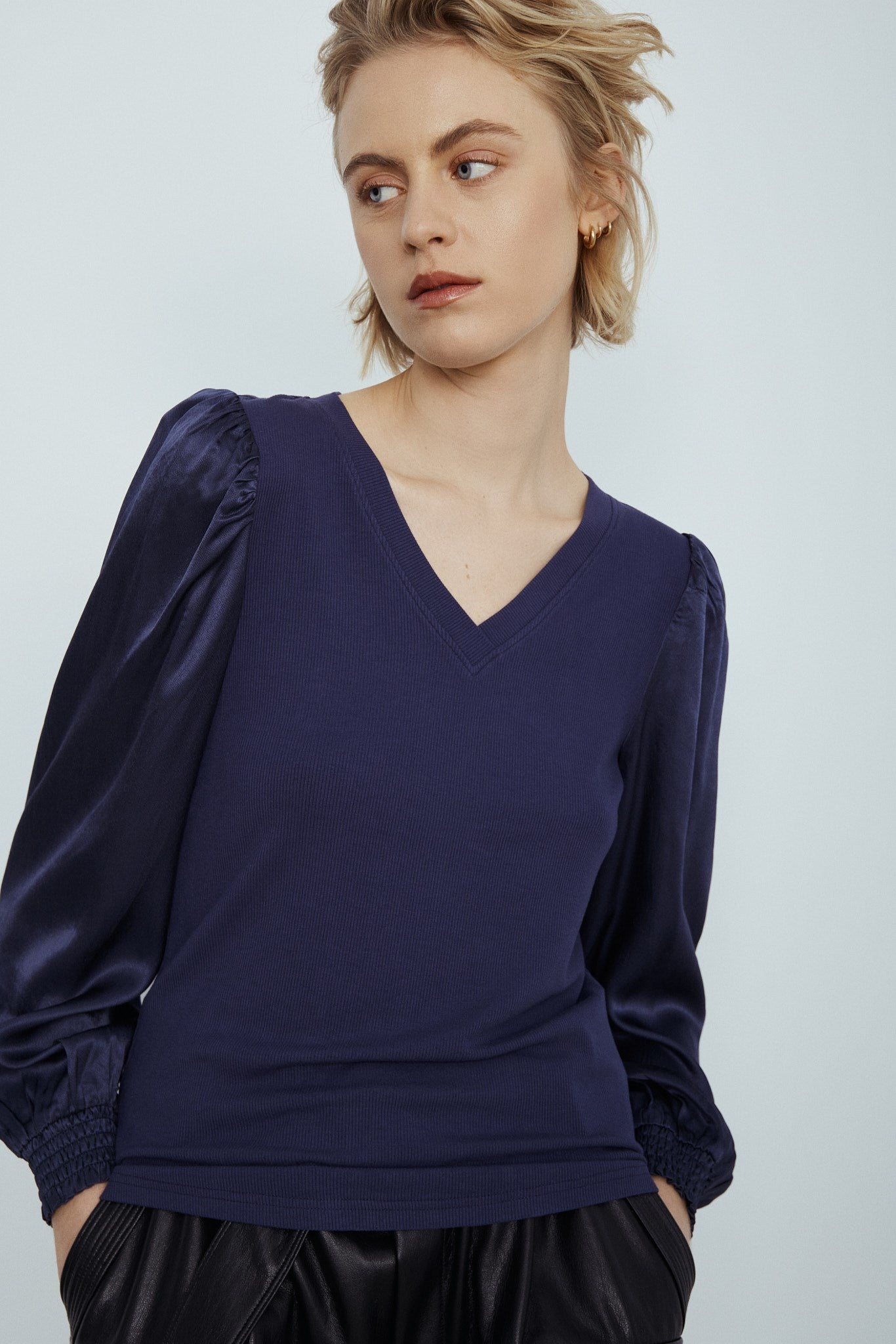 SOFIANE TOP-Midnight navy