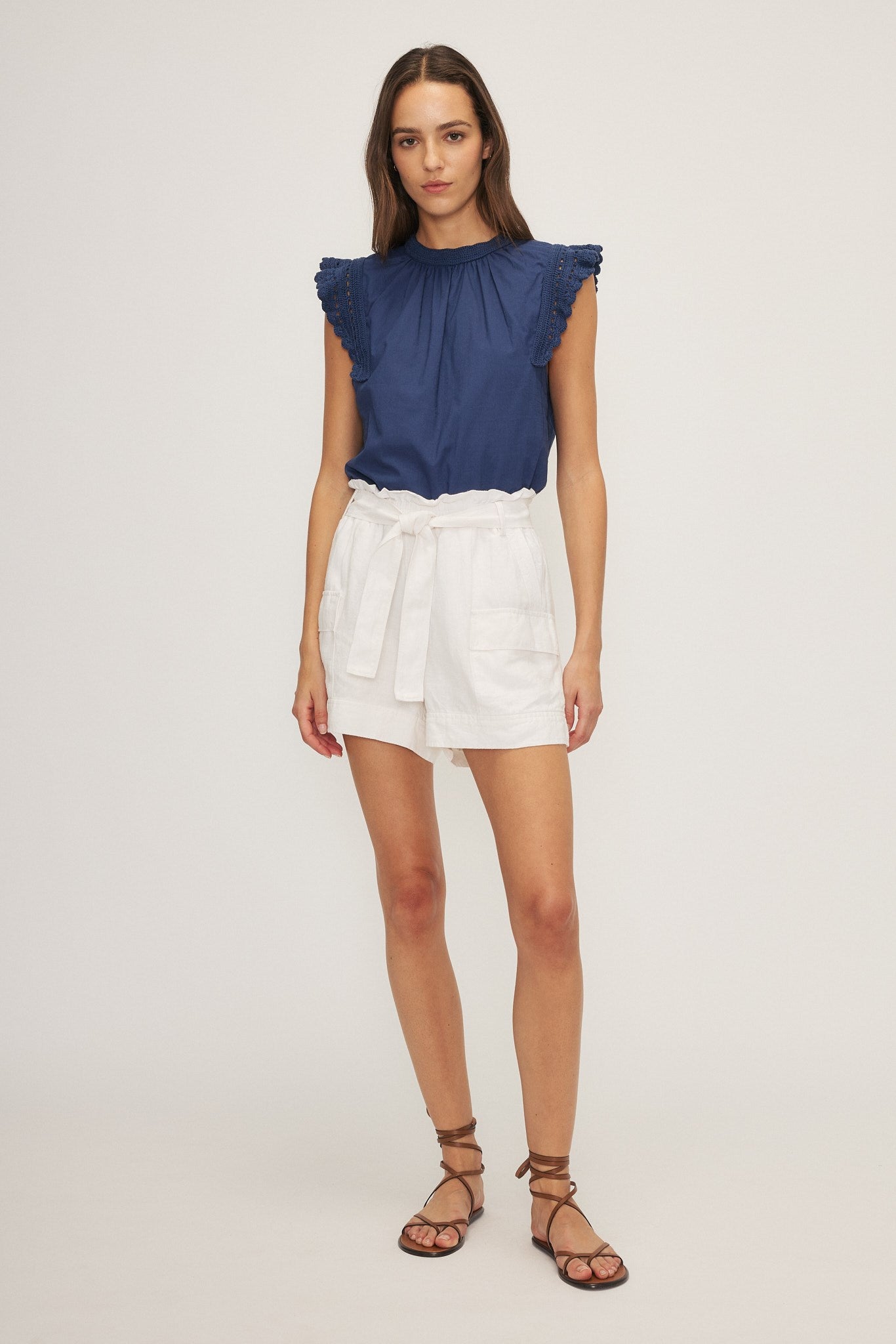 SPENCER SHORT-Blanc